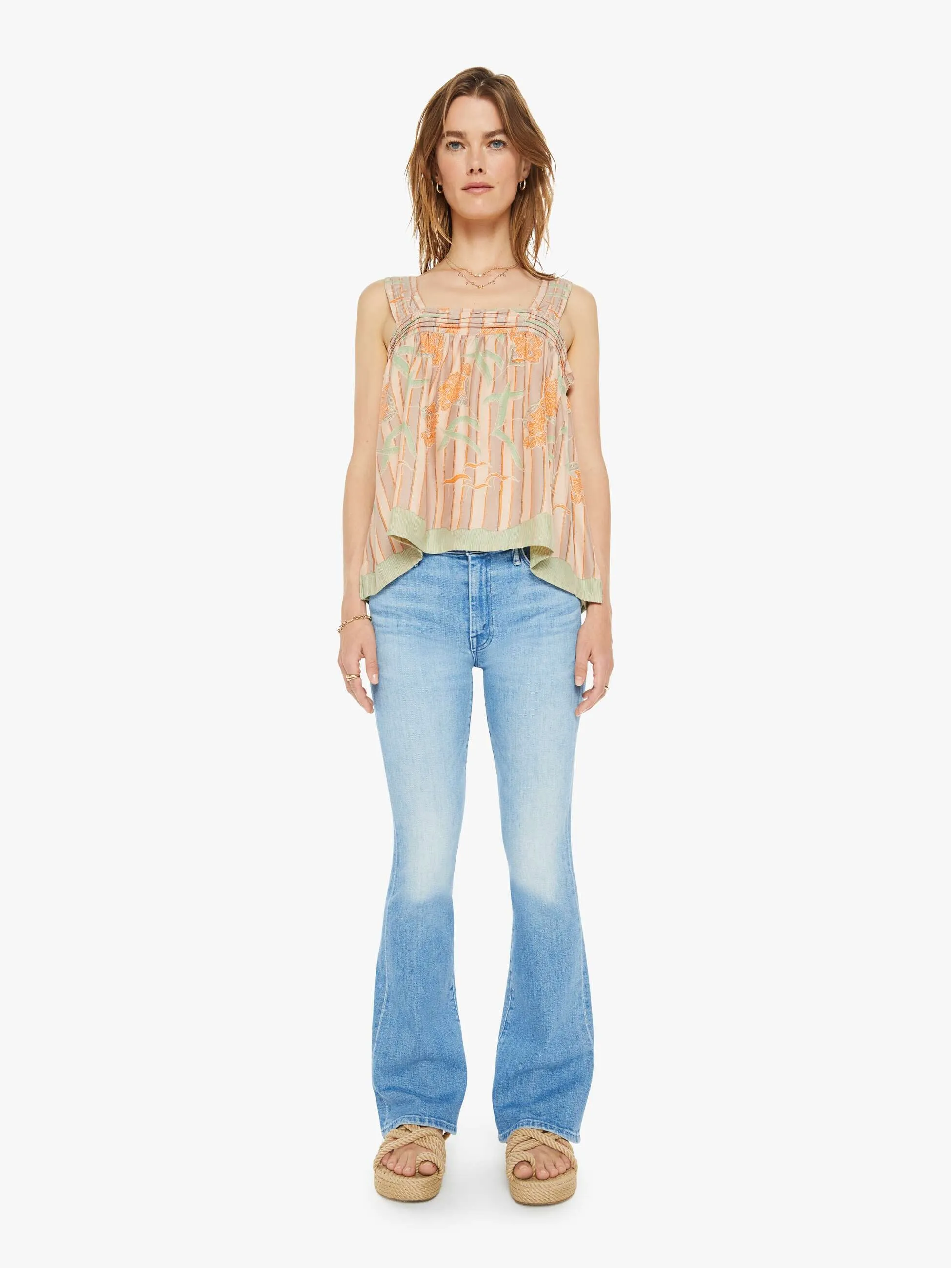 Natalie Martin Jasmine Top - Chamomile Apricot sold by MOTHER product image thumbnail 5