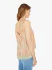 Natalie Martin Jasmine Top - Chamomile Apricot sold by MOTHER