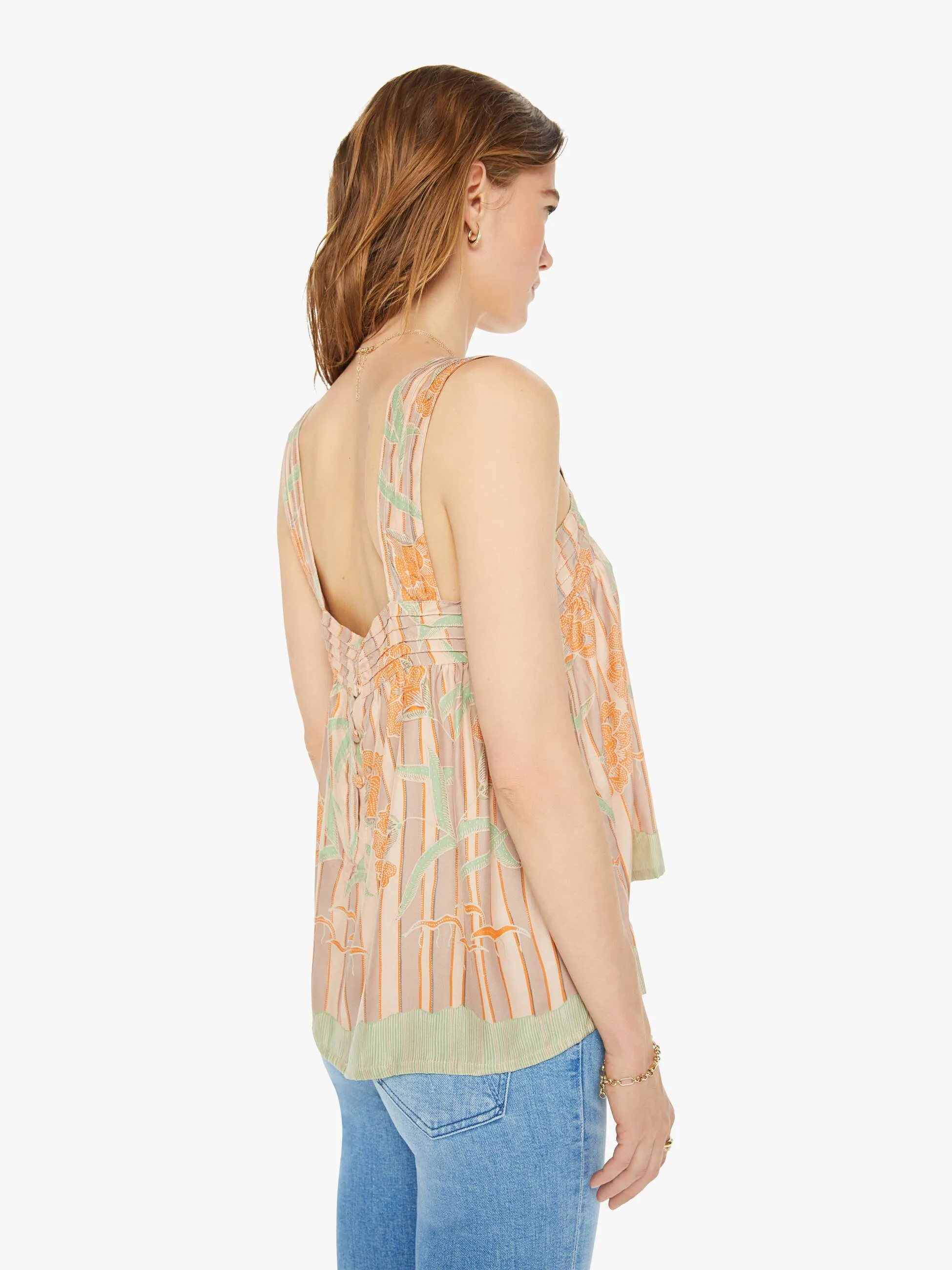 Natalie Martin Jasmine Top - Chamomile Apricot sold by MOTHER product image thumbnail 4