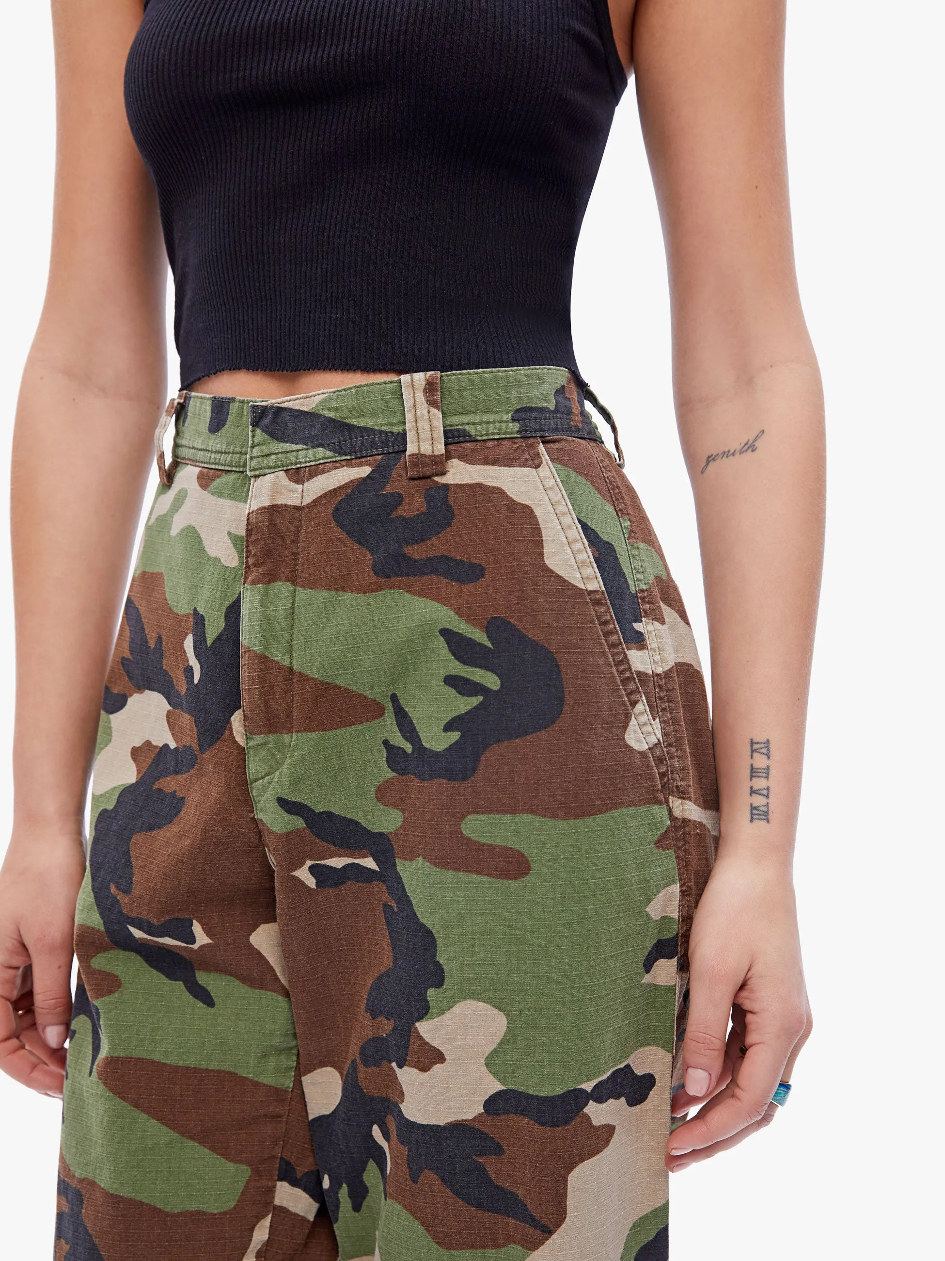 SPRWMN Slash Pocket Trouser - Camouflage sold by MOTHER product image thumbnail 5