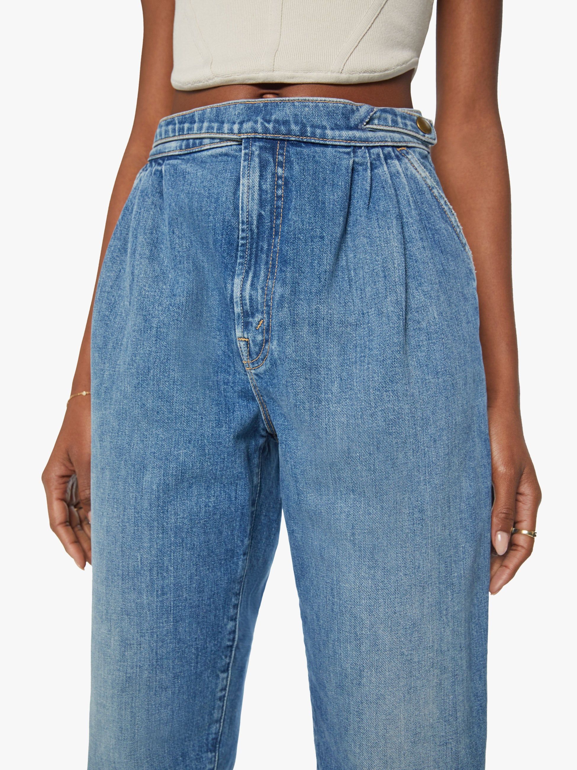 High Waisted Pleated Popular Prep Hover - Horsin' Around sold by MOTHER product image thumbnail 5