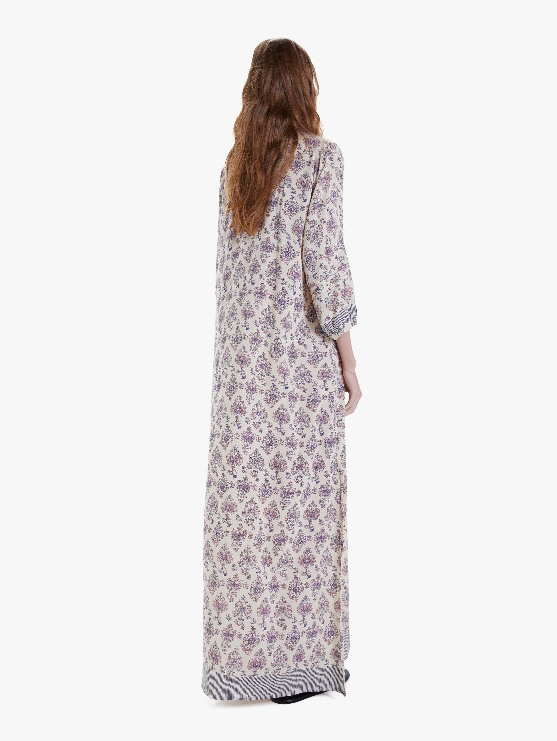 Natalie Martin Sammie Maxi - Cyprus Print Lilac sold by MOTHER product image thumbnail 4
