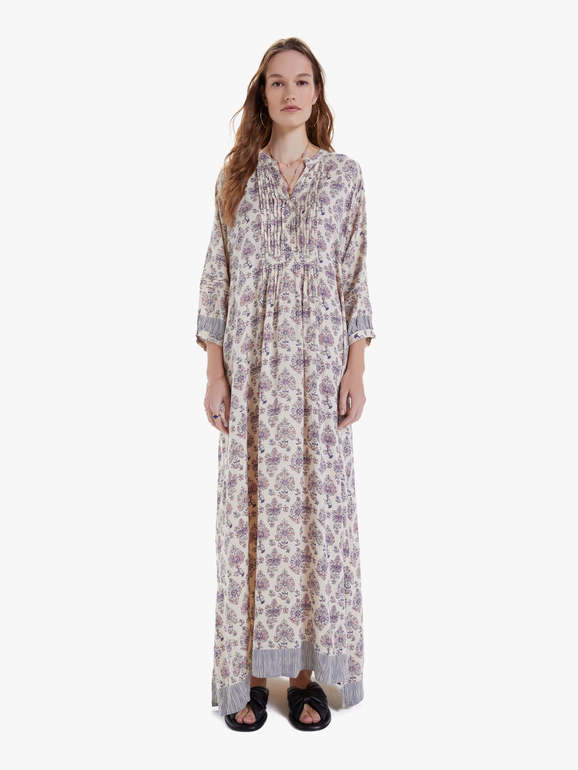 Natalie Martin Sammie Maxi - Cyprus Print Lilac sold by MOTHER
