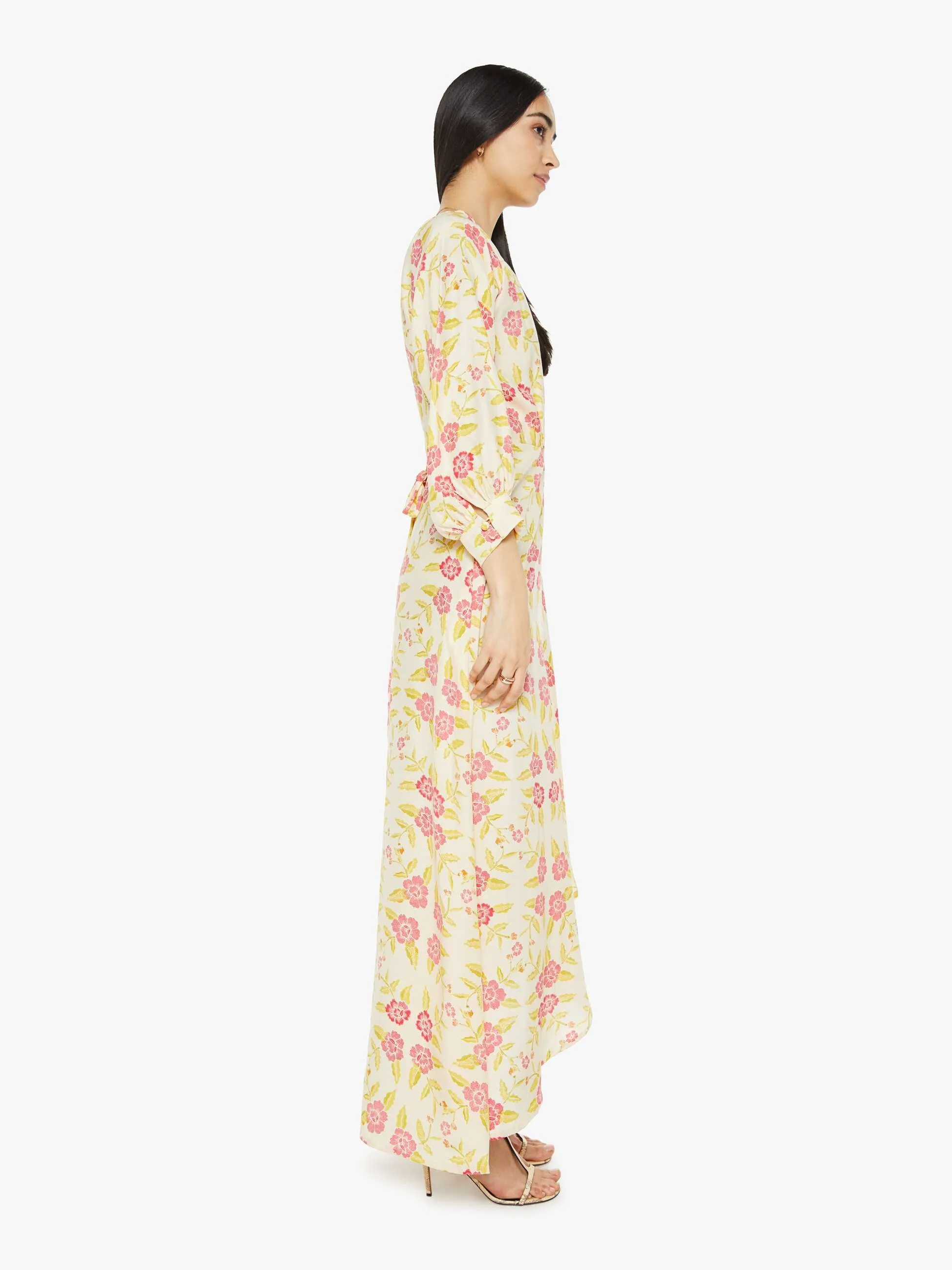 Natalie Martin Kate Long Sleeve Dress - Prairie Dusty Crimson sold by MOTHER product image thumbnail 3