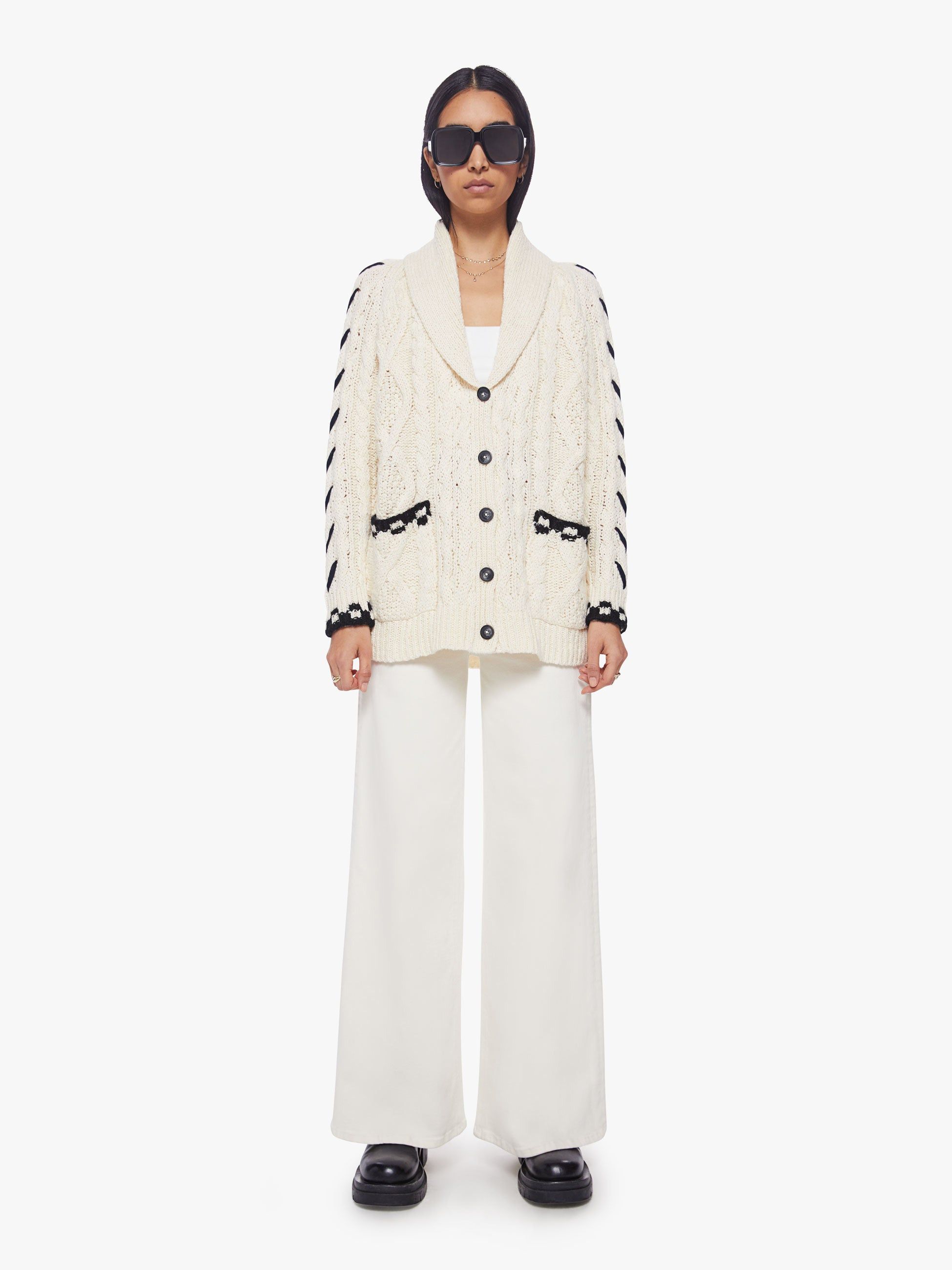 The Concert Cardigan - Charmed, I'm Sure sold by MOTHER product image thumbnail 5