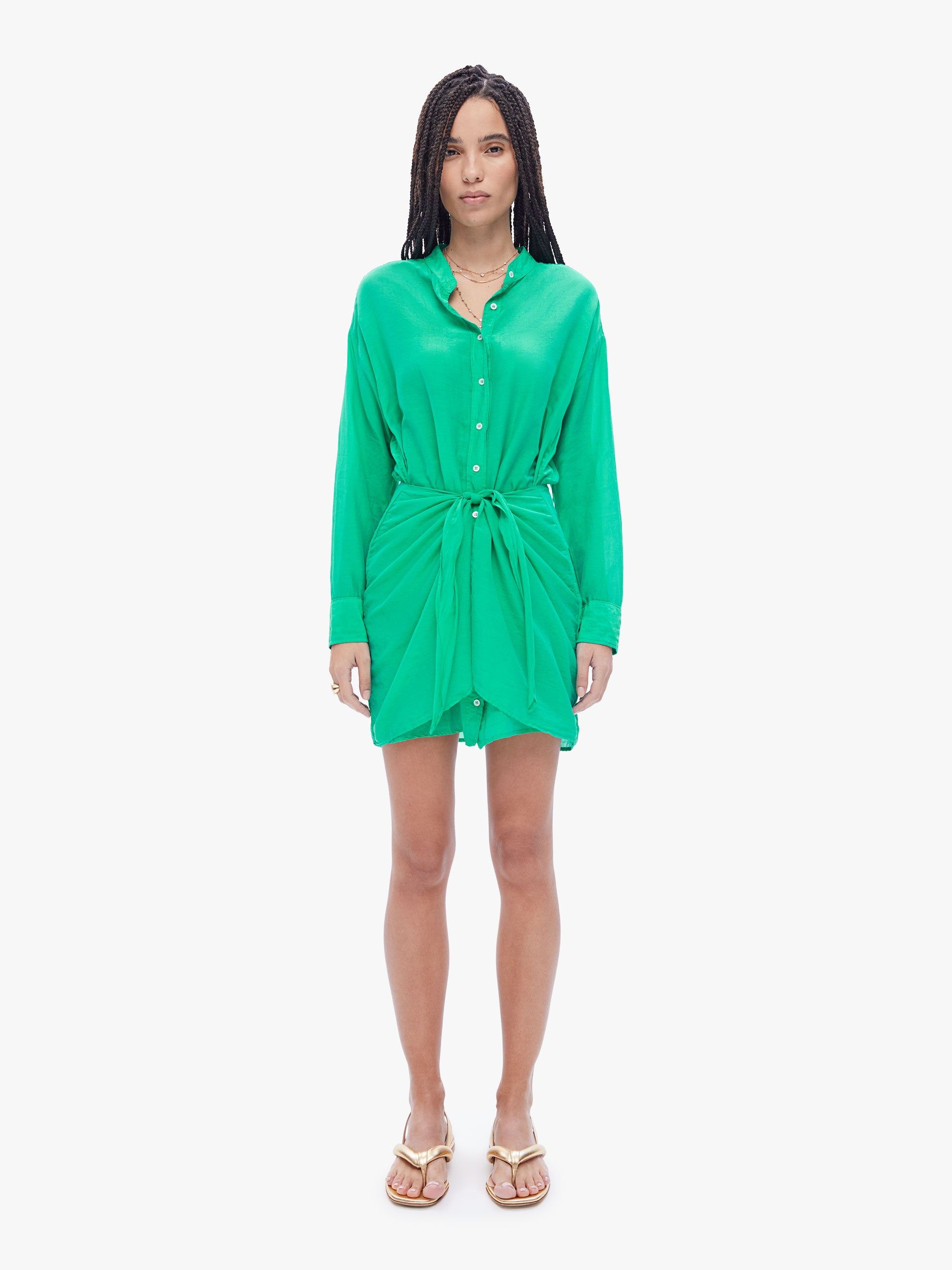 XiRENA Arly Dress - Green Topaz sold by MOTHER product image thumbnail 2