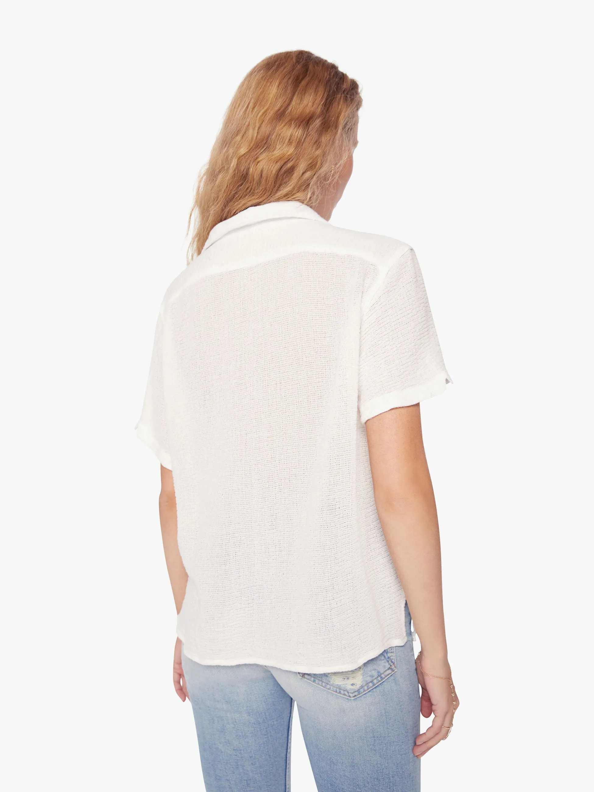 Dr. Collectors Short Sleeve Pocket Shirt - Off-White sold by MOTHER product image thumbnail 4