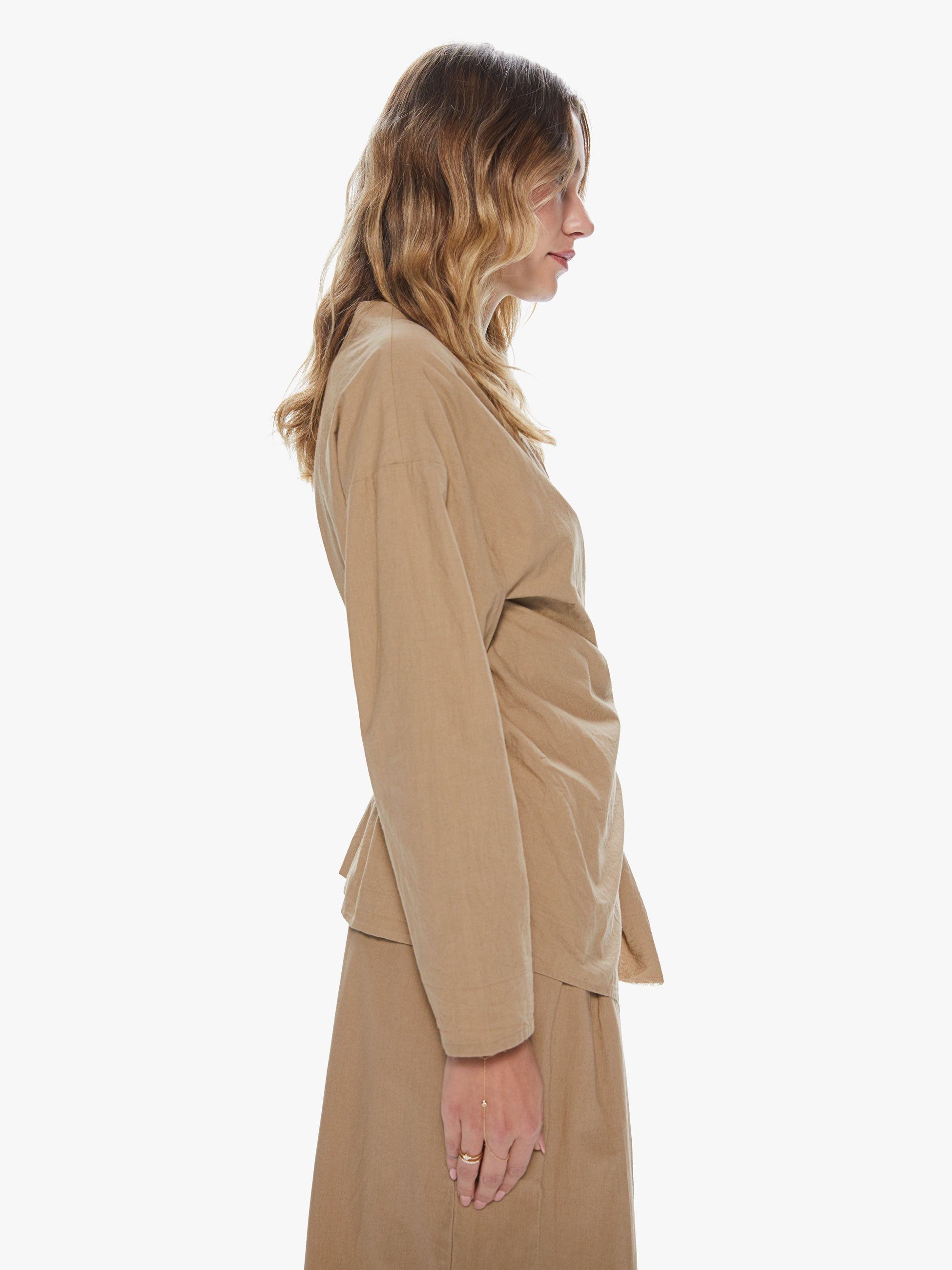 Elsa Esturgie Galaxie Jacket - Camel sold by MOTHER product image thumbnail 3