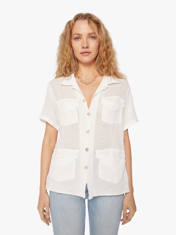 Dr. Collectors Short Sleeve Pocket Shirt - Off-White sold by MOTHER