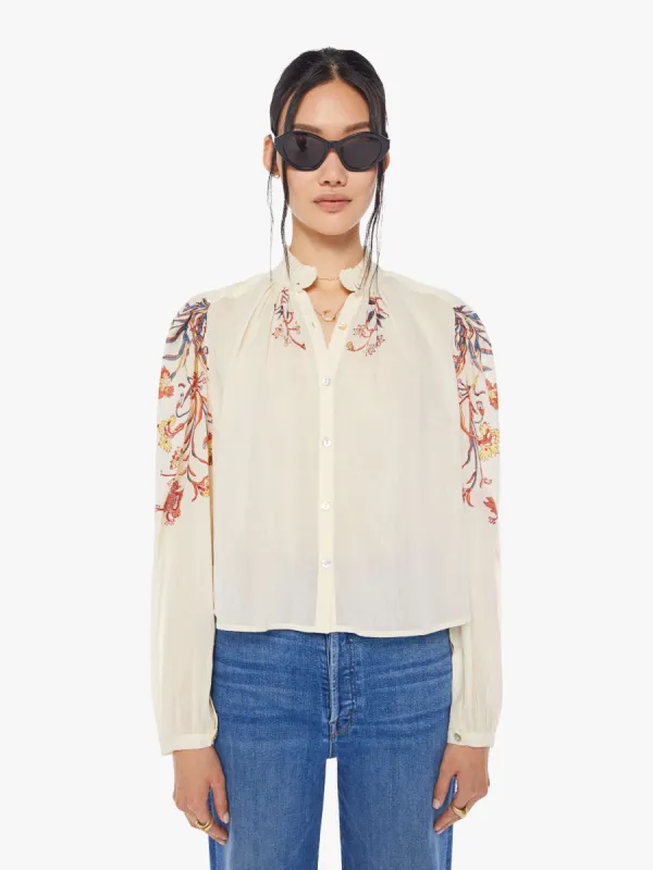Alix Of Bohemia Annabel Shirt - Ivory Sun sold by MOTHER