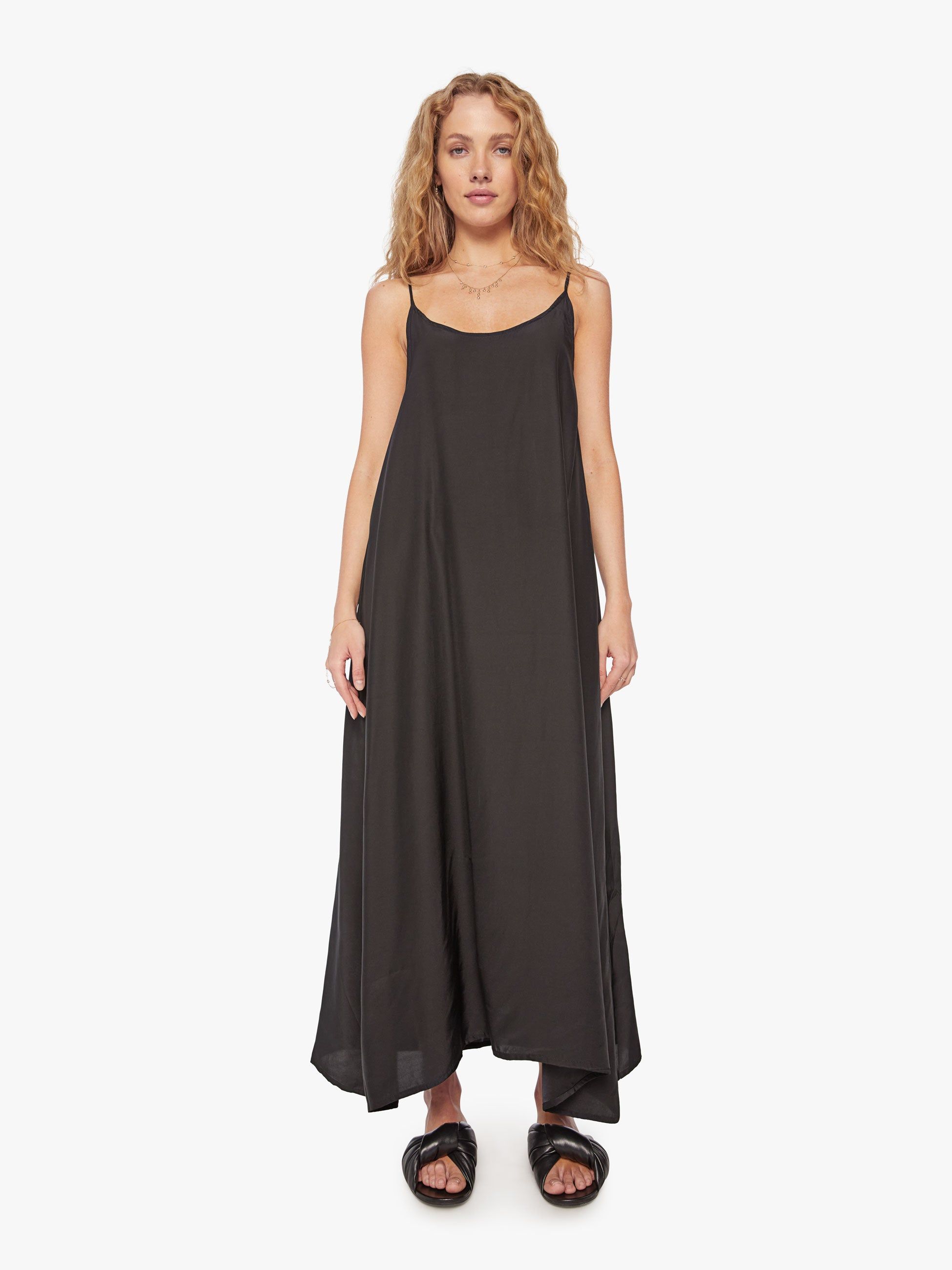 Natalie Martin Heather Maxi - Black Silk sold by MOTHER product image thumbnail 2