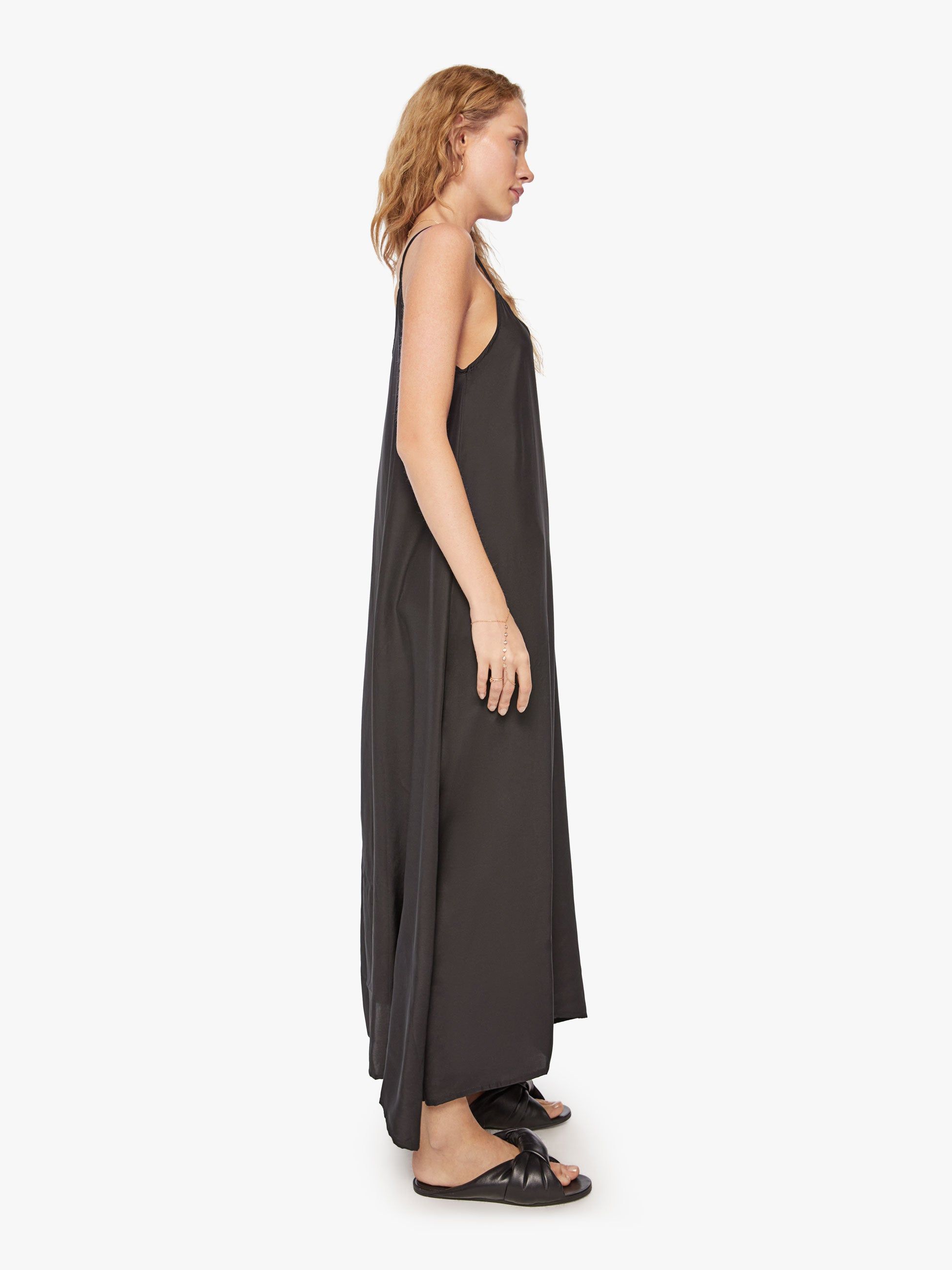 Natalie Martin Heather Maxi - Black Silk sold by MOTHER product image thumbnail 3