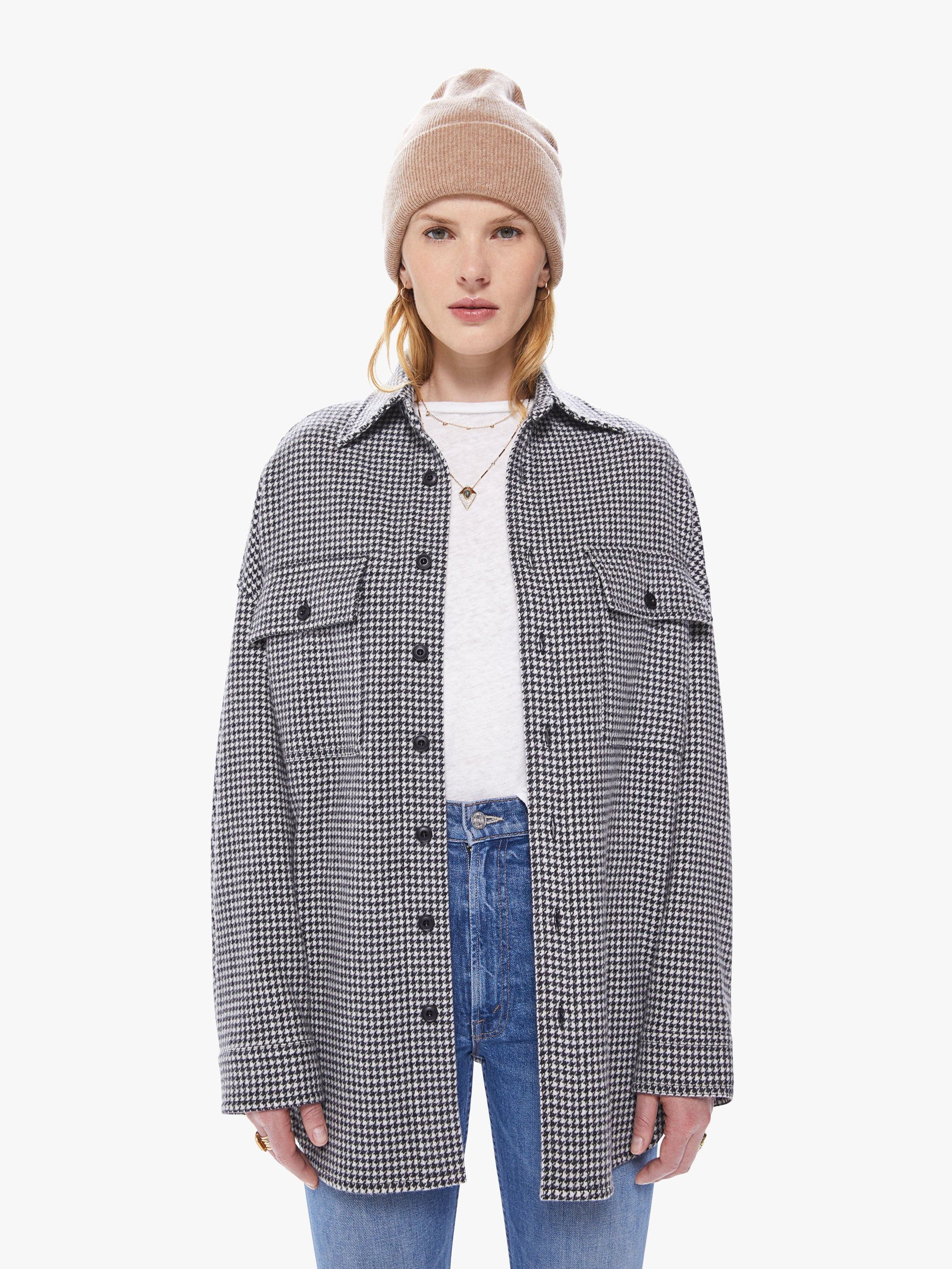 Destin Luna Pied Shirt - White sold by MOTHER