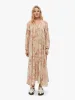 Natalie Martin Fiore Maxi - Sunflower Stripe Print Clay sold by MOTHER