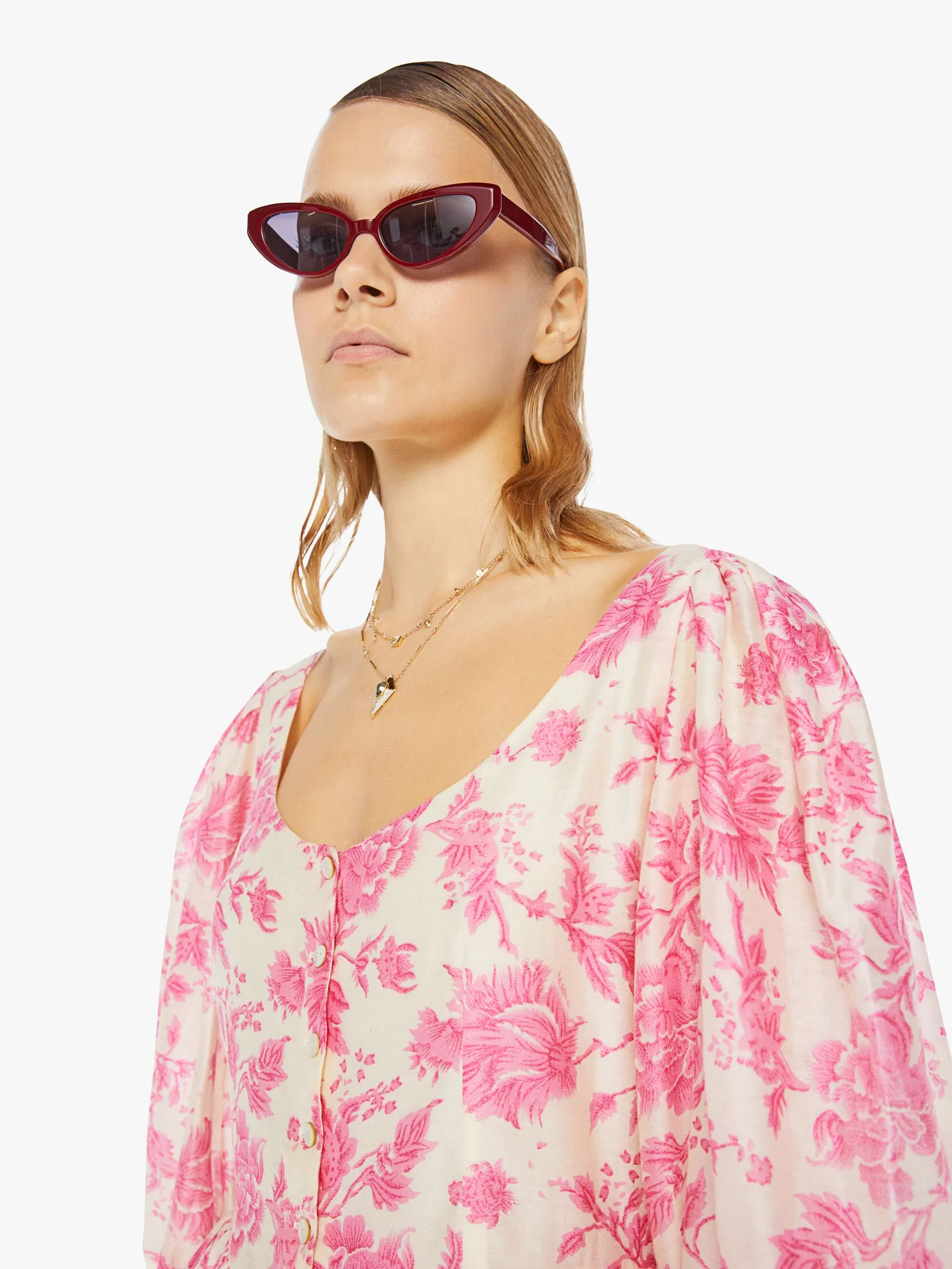 Alix Of Bohemia Ellah Dress - Pink Baroque sold by MOTHER product image thumbnail 5