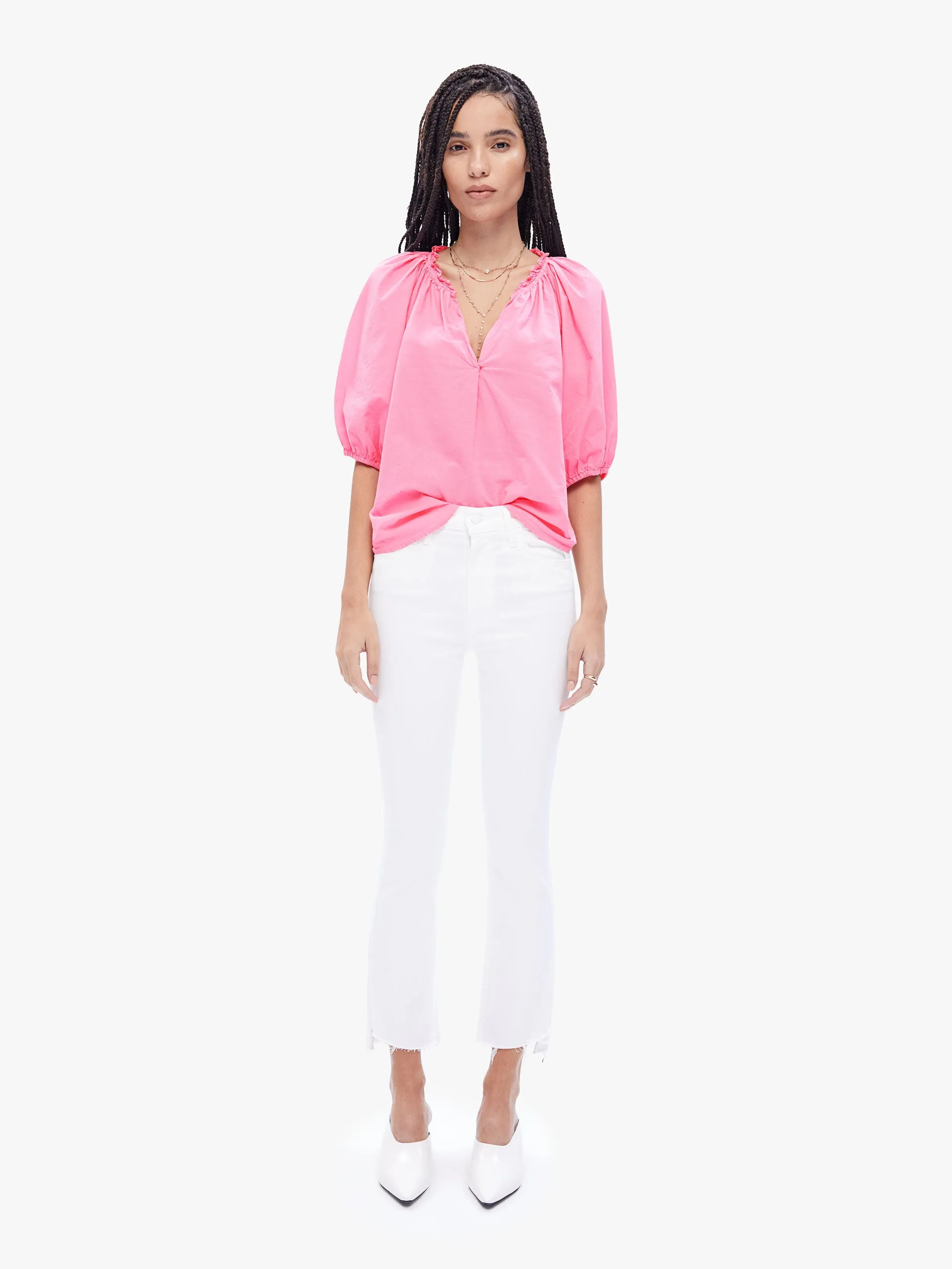 XiRENA Jules Top - Rose Mallow sold by MOTHER product image thumbnail 5