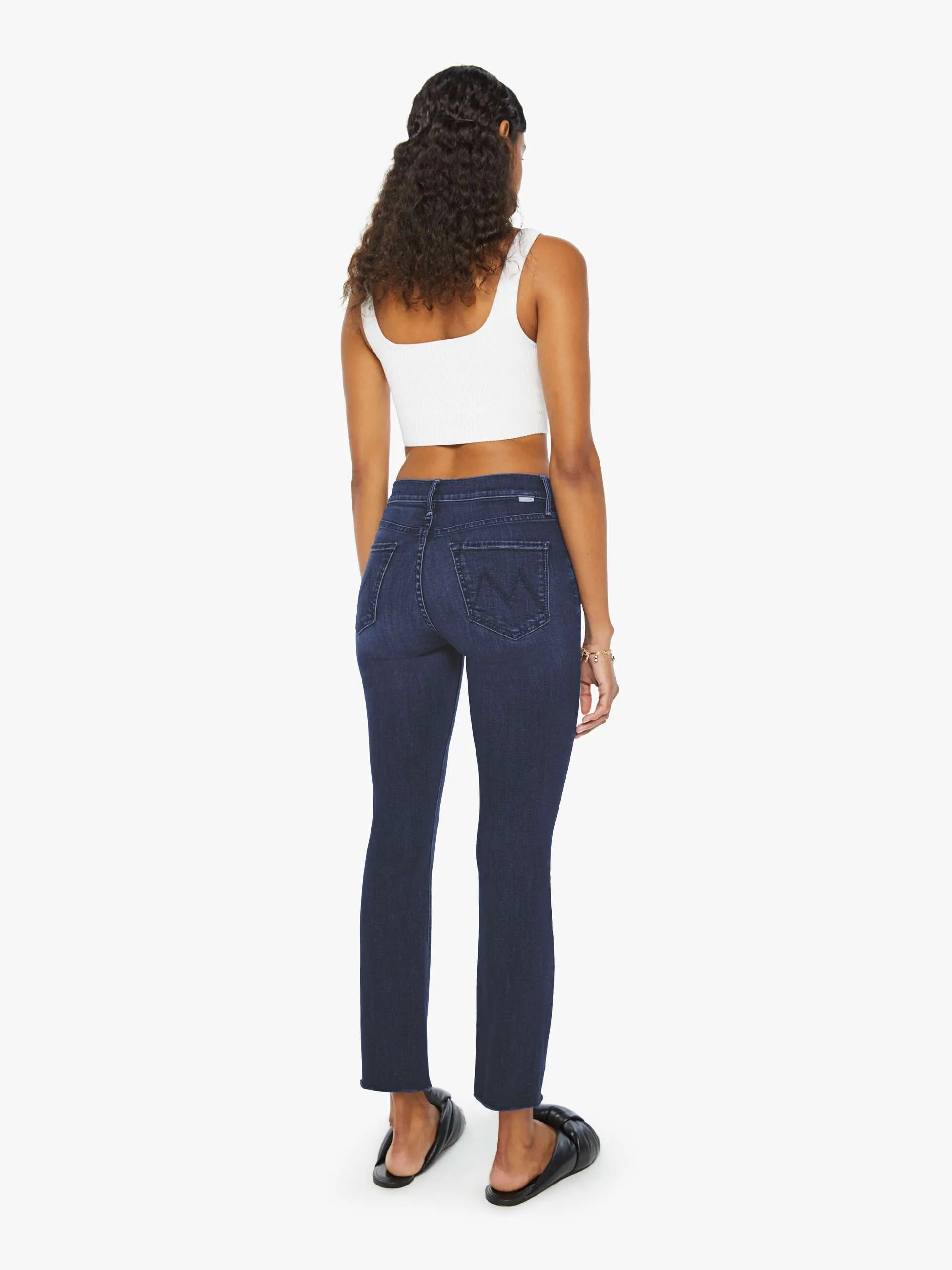 The Mid Rise Dazzler Ankle - Chip On My Shoulder sold by MOTHER product image thumbnail 3