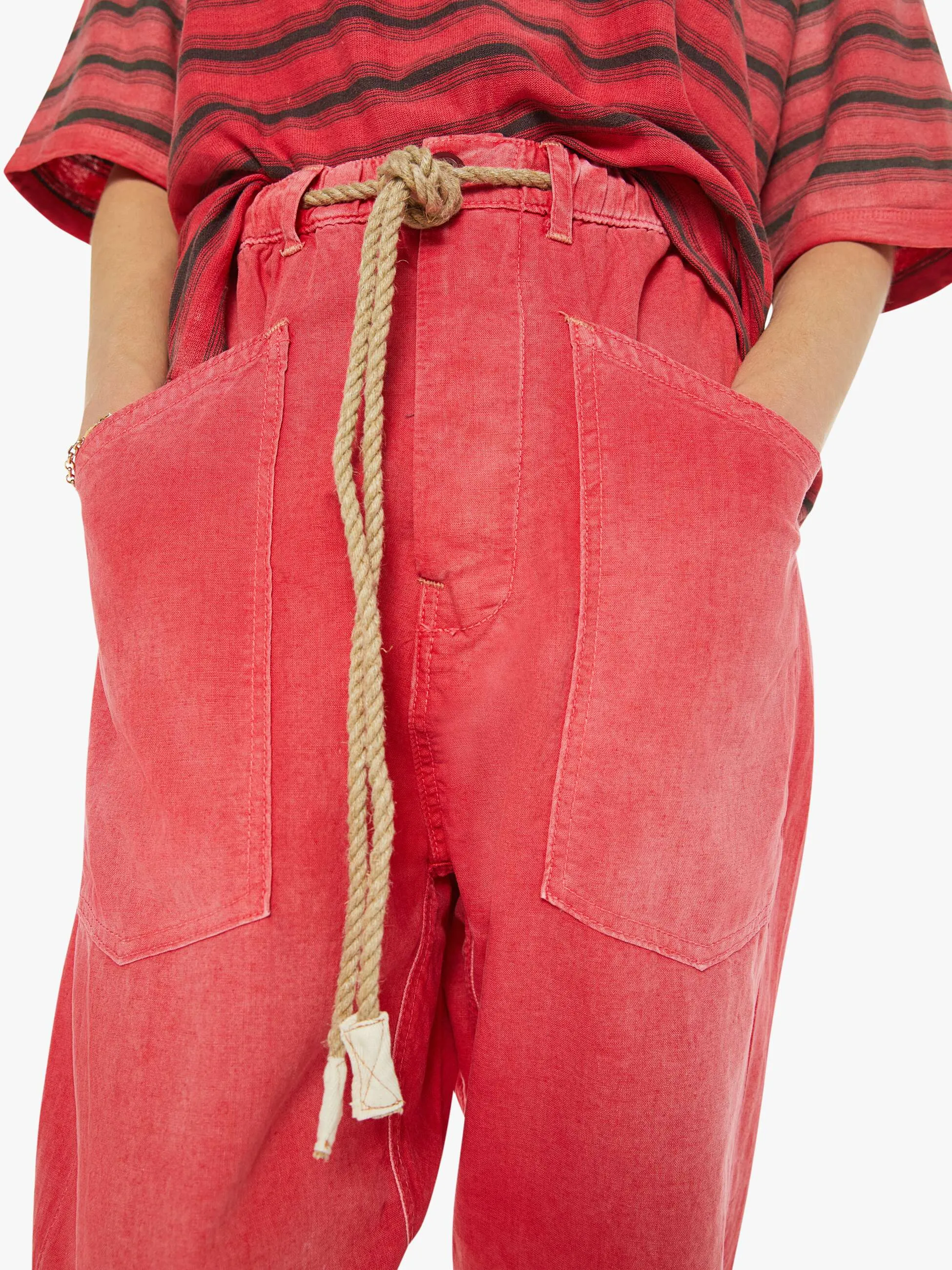 Dr. Collectors P63 Fatigue Pant - Red sold by MOTHER product image thumbnail 5