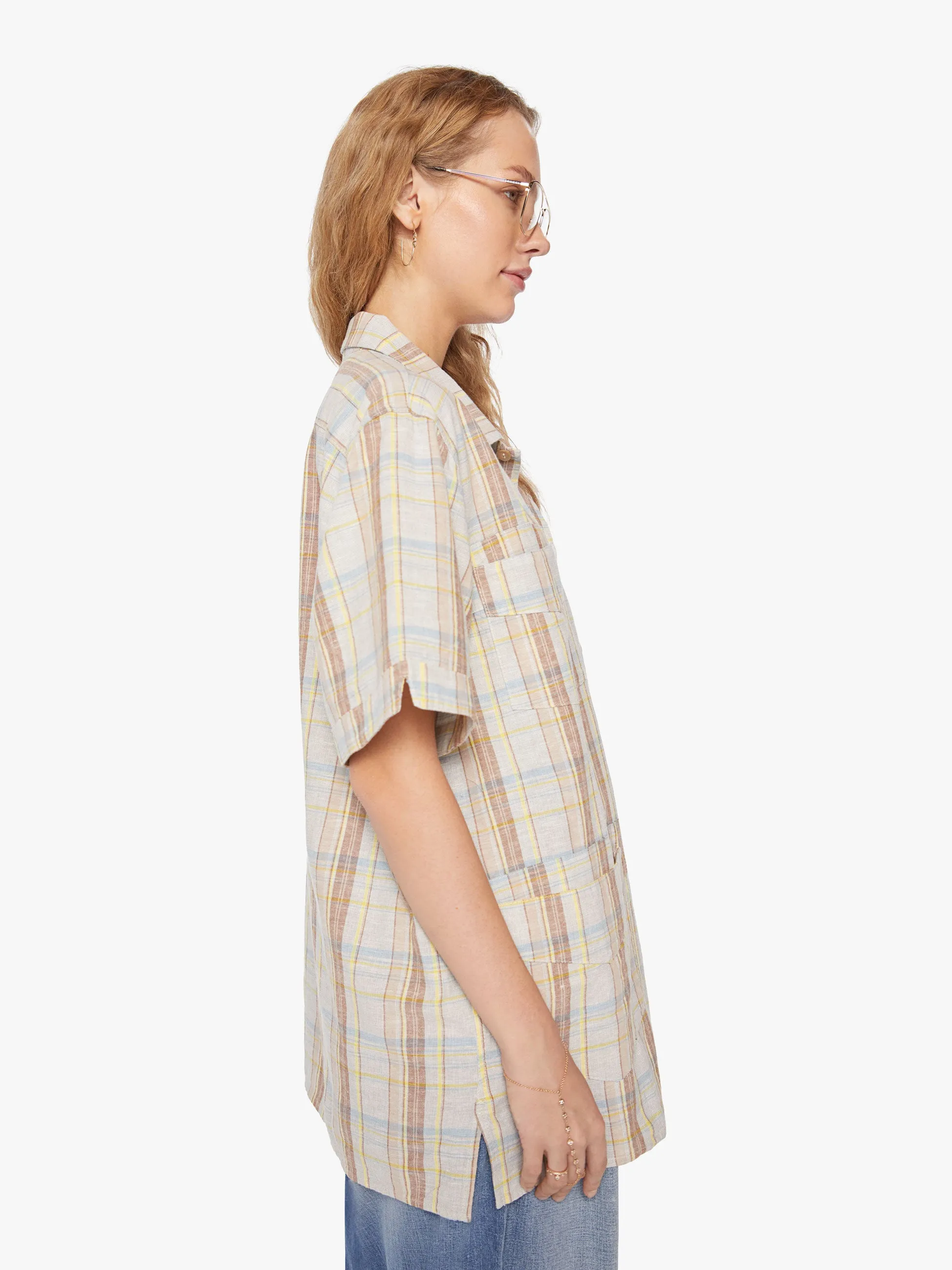 Dr. Collectors Short Sleeve Pocket Shirt - Pink Abalone sold by MOTHER product image thumbnail 2