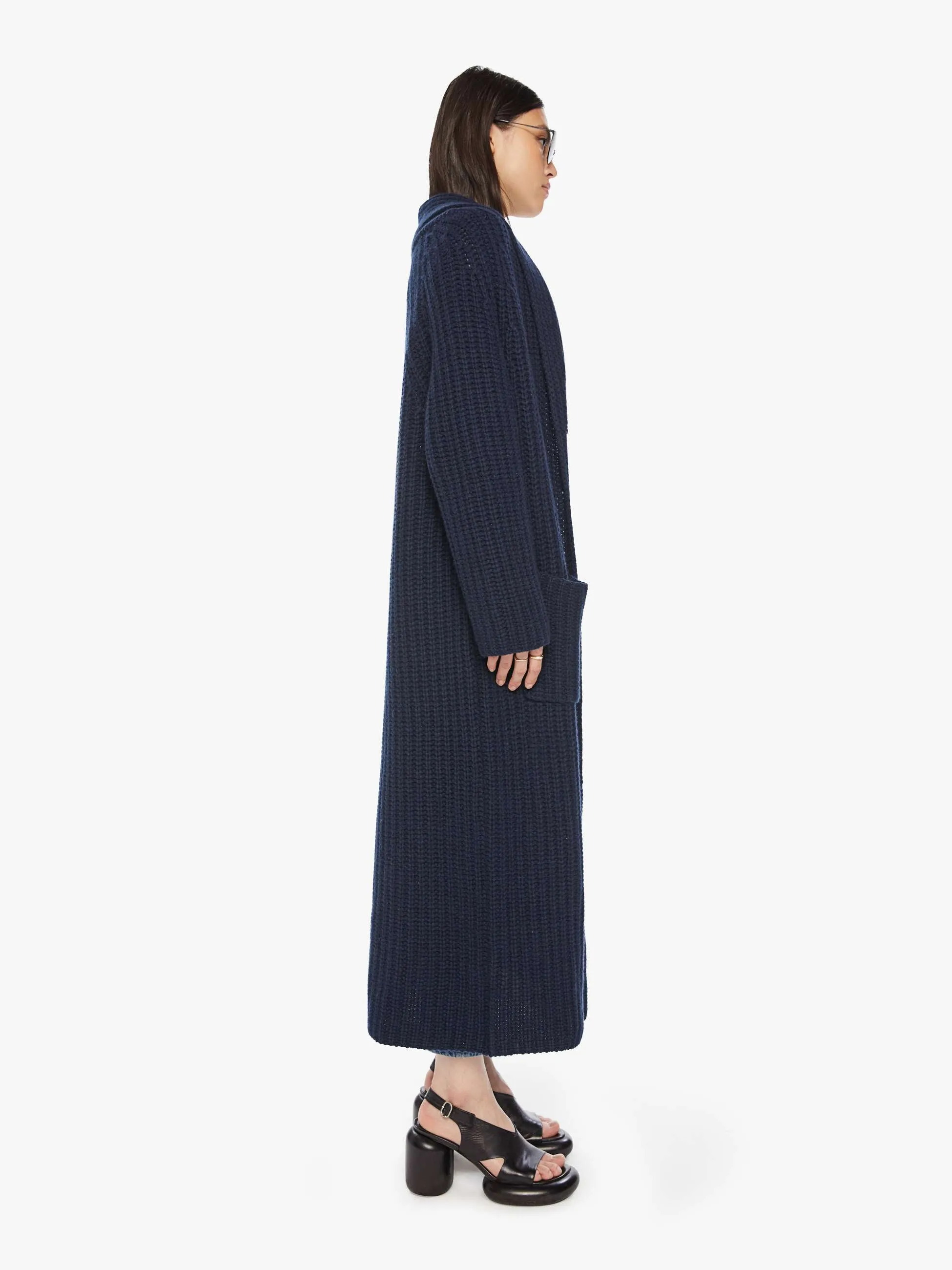 SABLYN Eden Duster With Pockets - Midnight Navy sold by MOTHER product image thumbnail 3