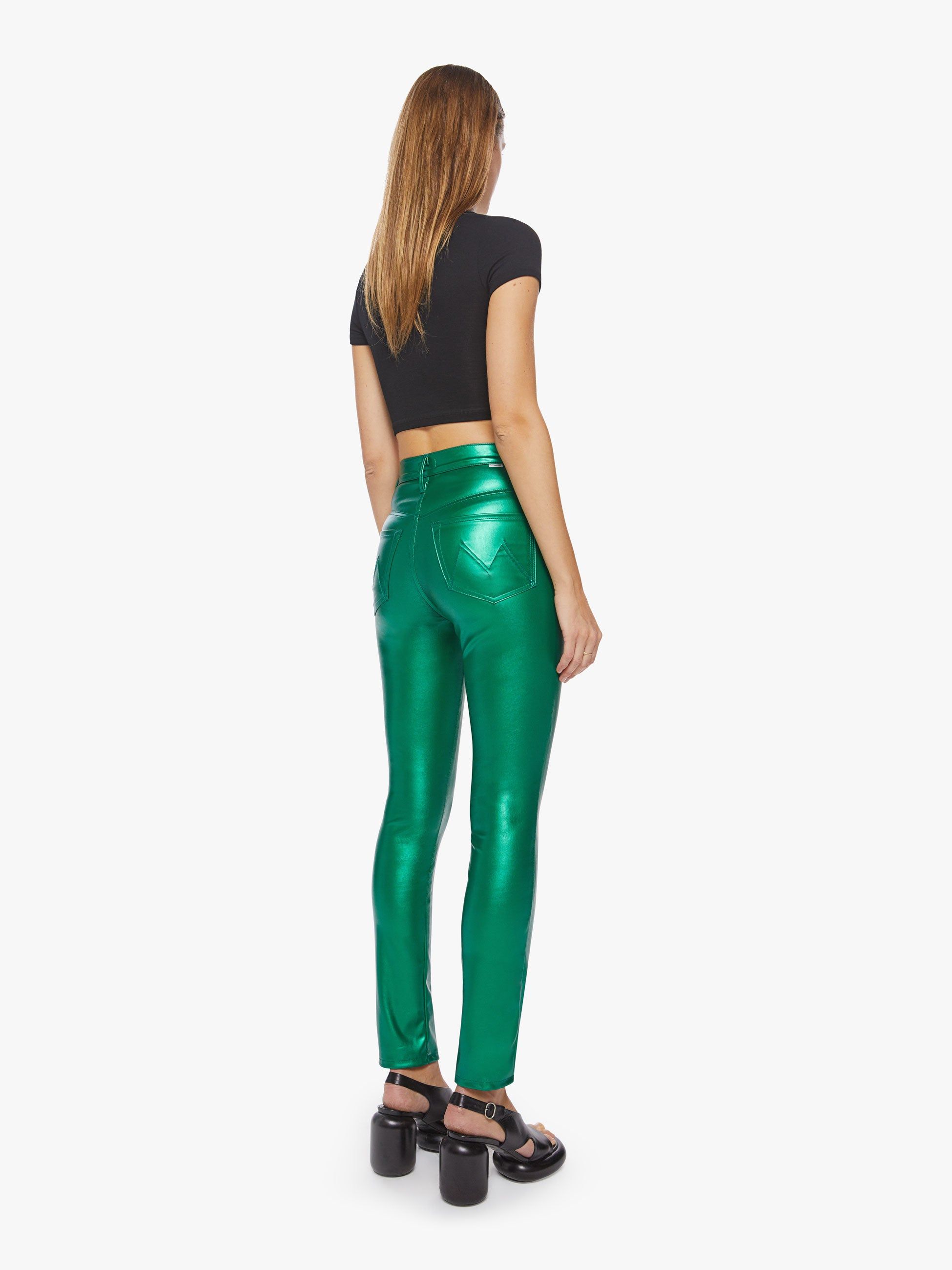High Waisted Rail Skimp - June Bug sold by MOTHER product image thumbnail 4