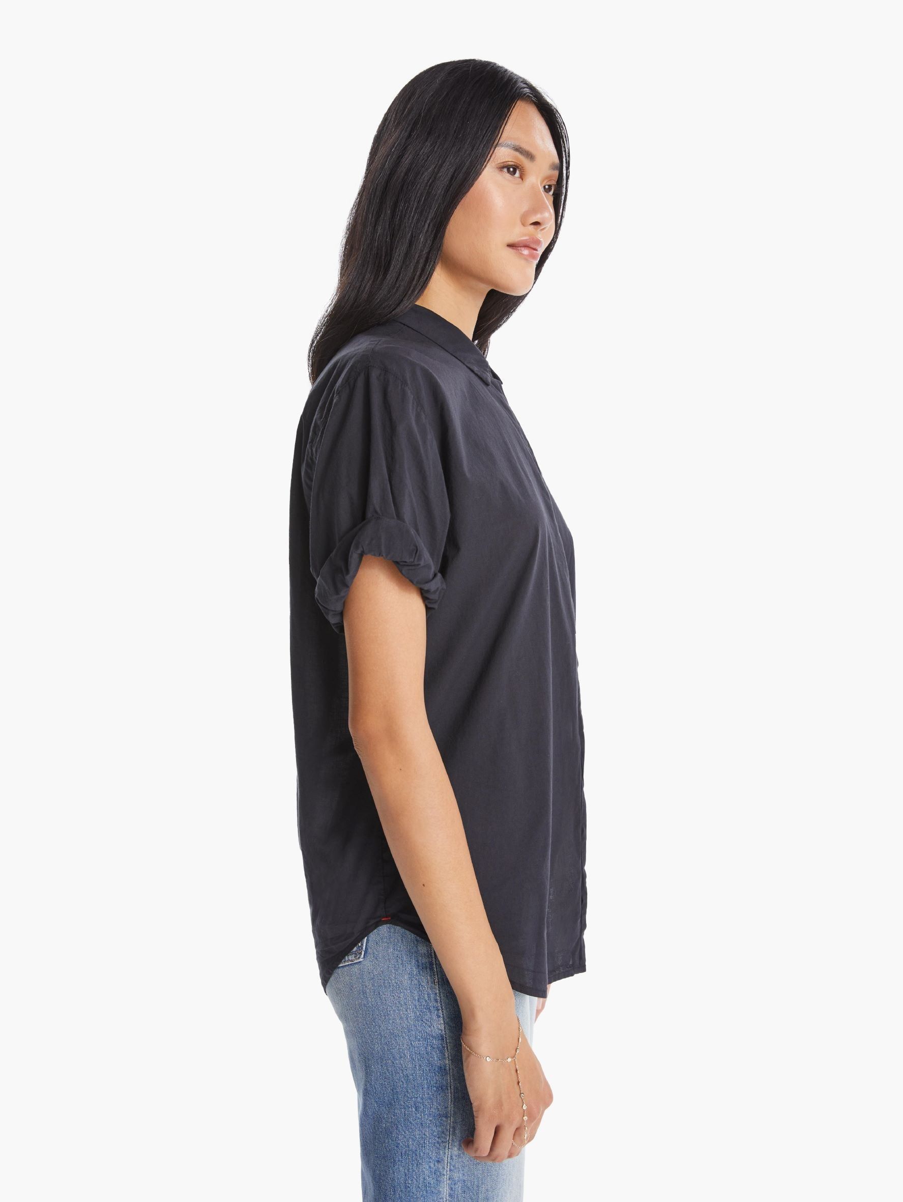 XiRENA Channing Shirt - Black sold by MOTHER product image thumbnail 3