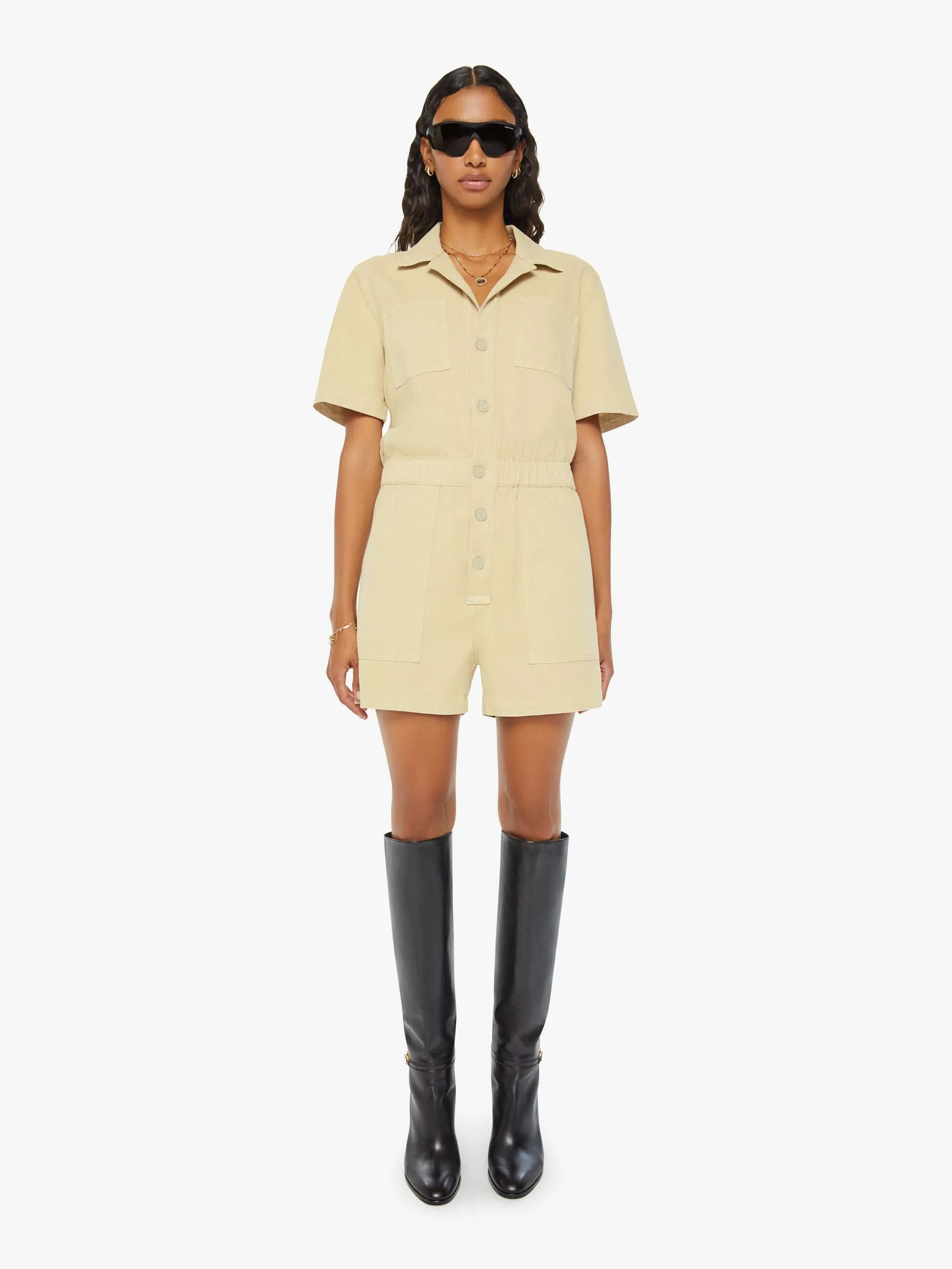 The Patch Springy Romper - Mojave Desert sold by MOTHER