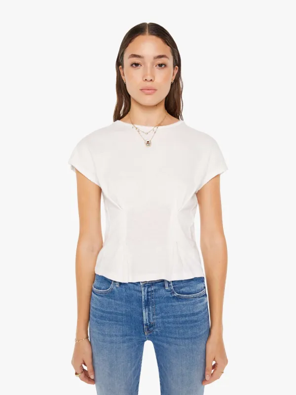 The Tucked Away Tee - Bright White sold by MOTHER