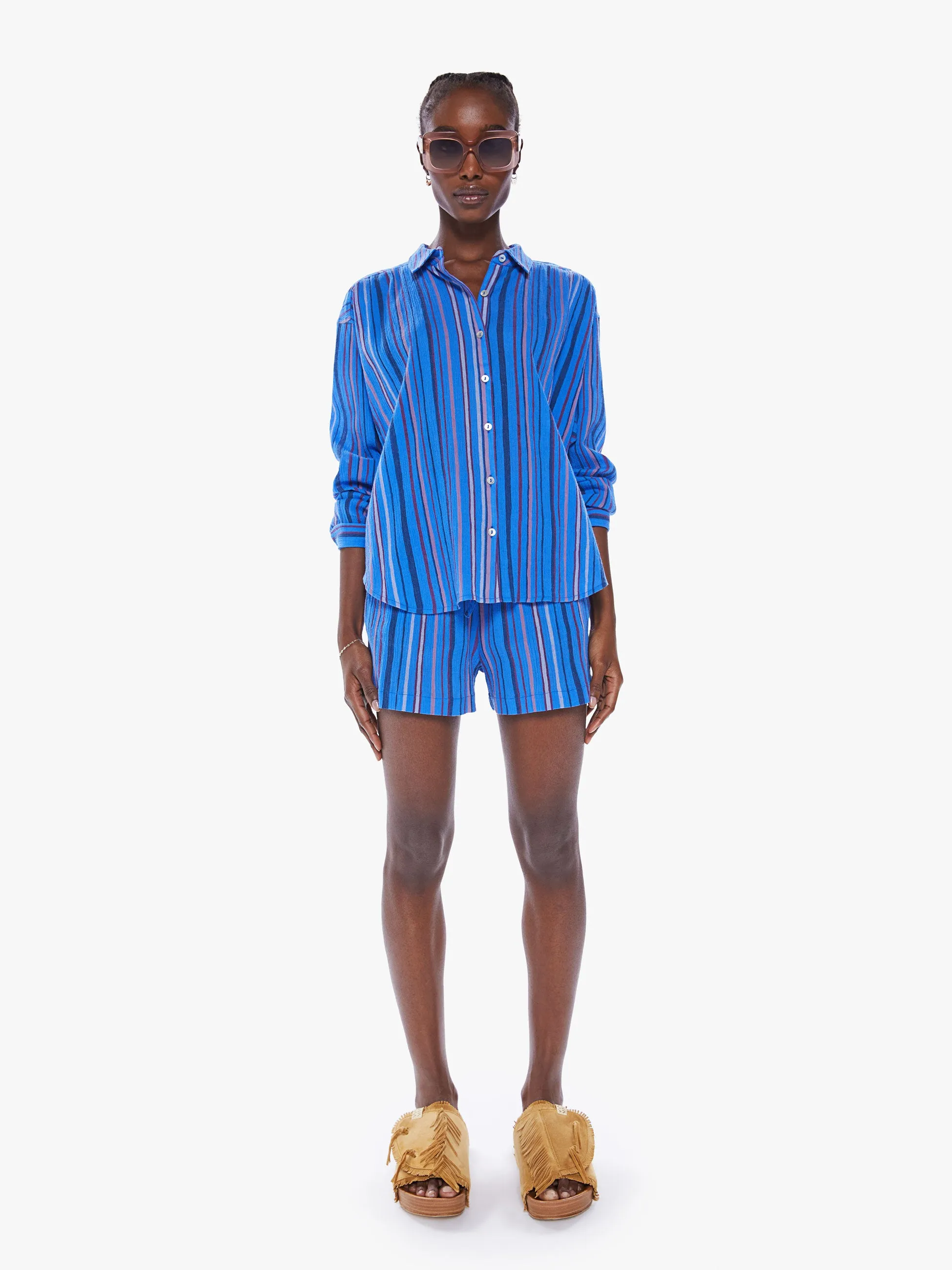 The Get Down Button Down - Catch My Drift sold by MOTHER product image thumbnail 5