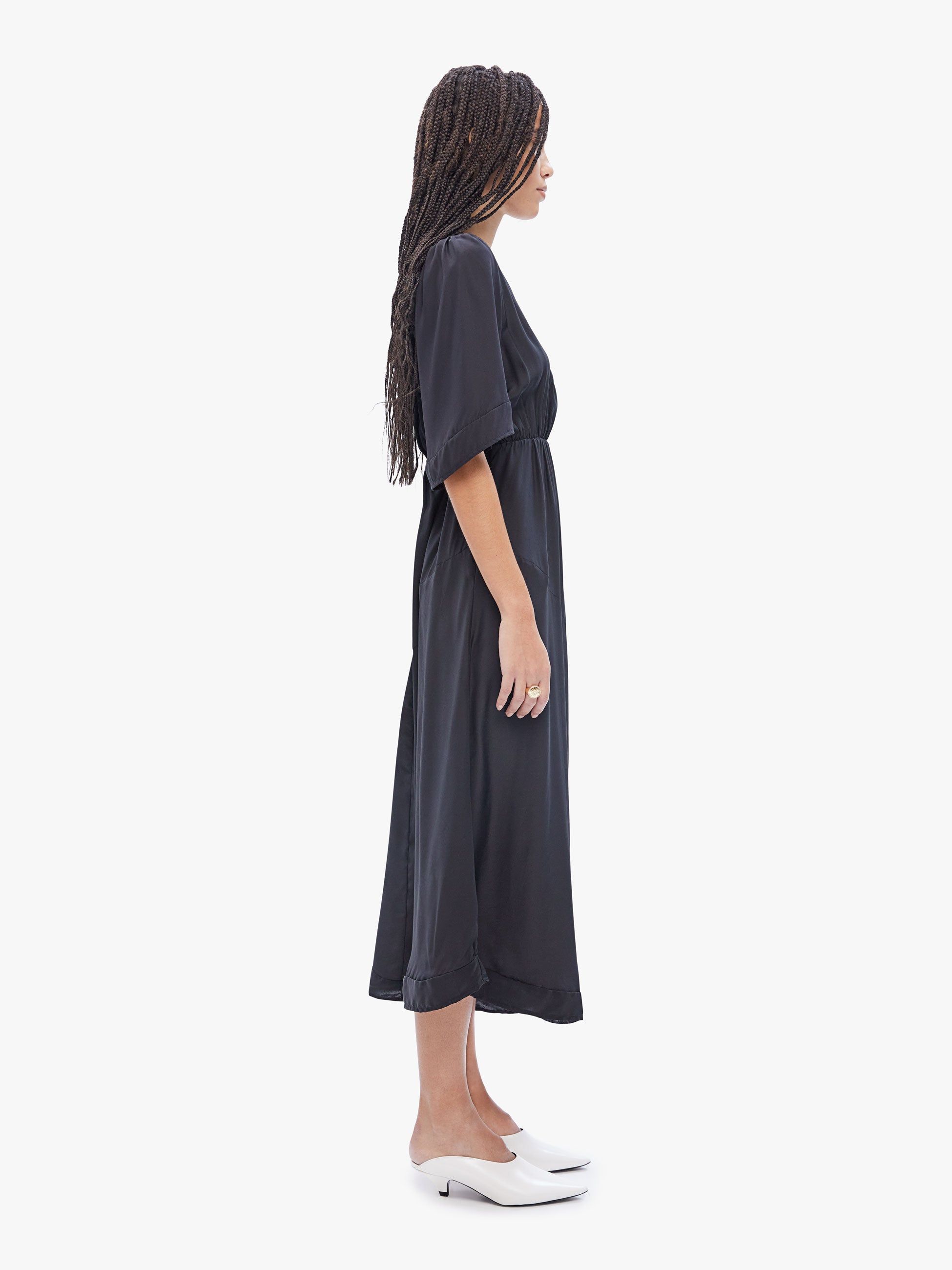 Natalie Martin Coco Maxi - Black Silk sold by MOTHER product image thumbnail 3