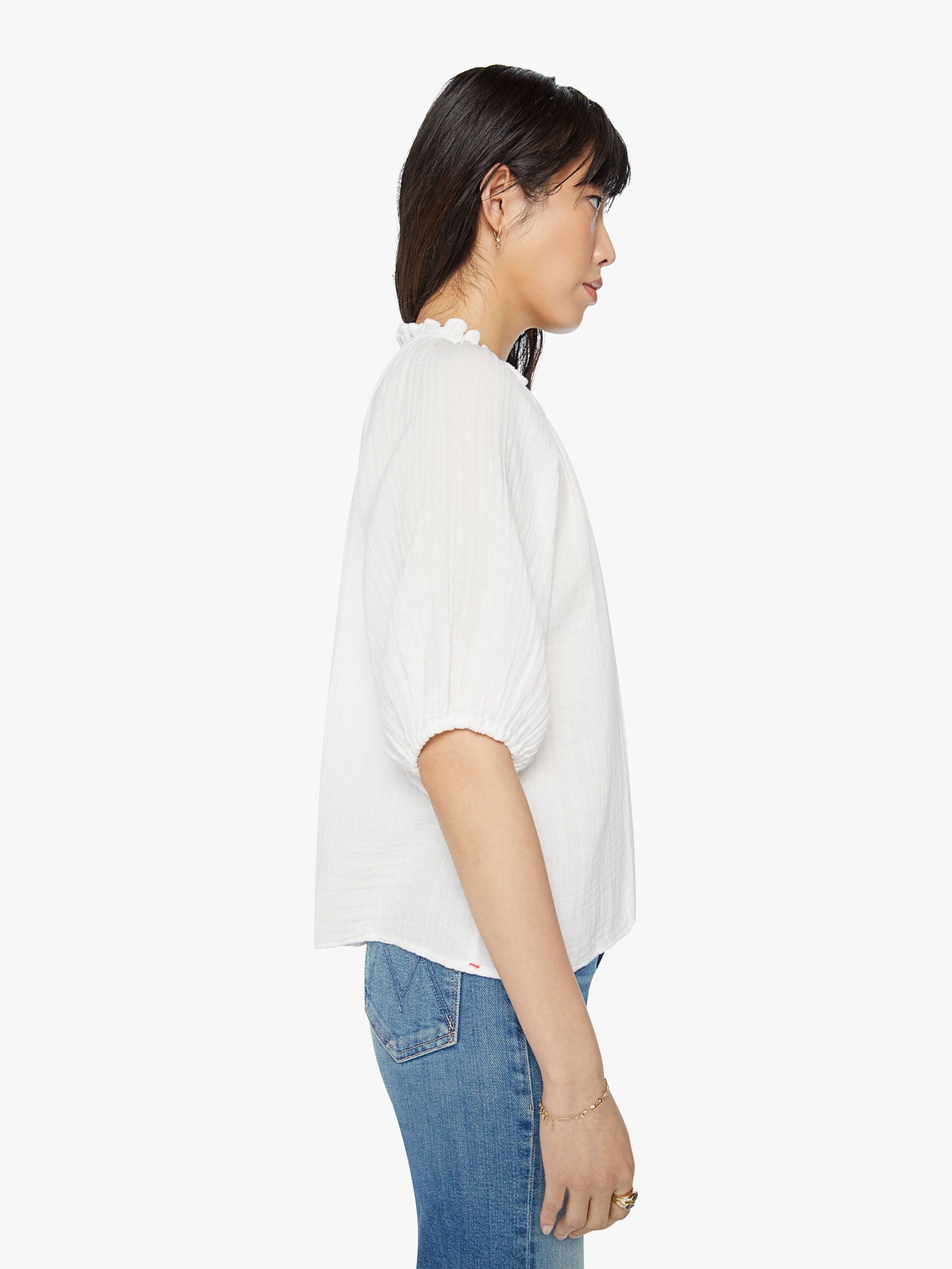XiRENA Jules Top - White sold by MOTHER product image thumbnail 2