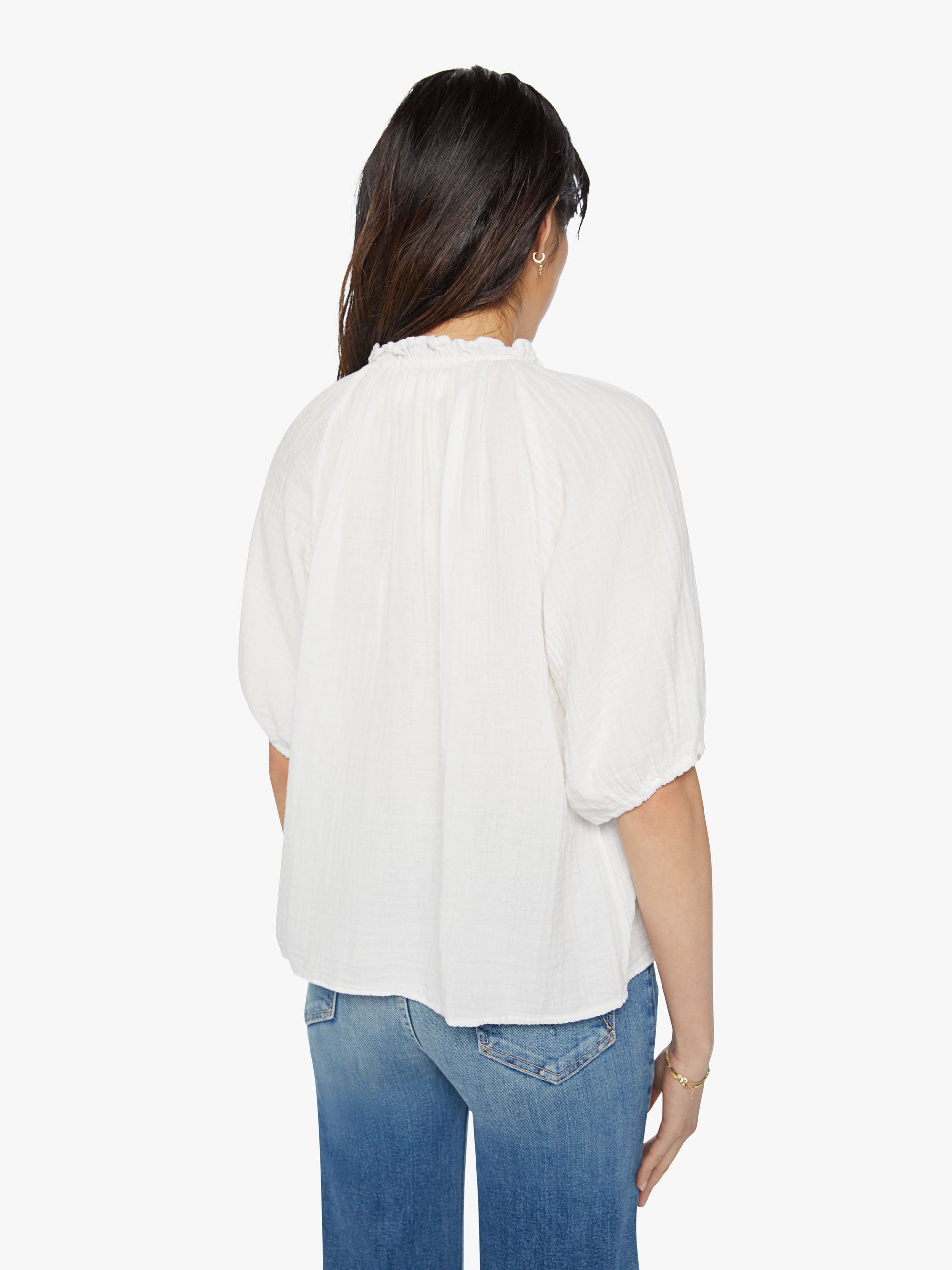 XiRENA Jules Top - White sold by MOTHER product image thumbnail 3