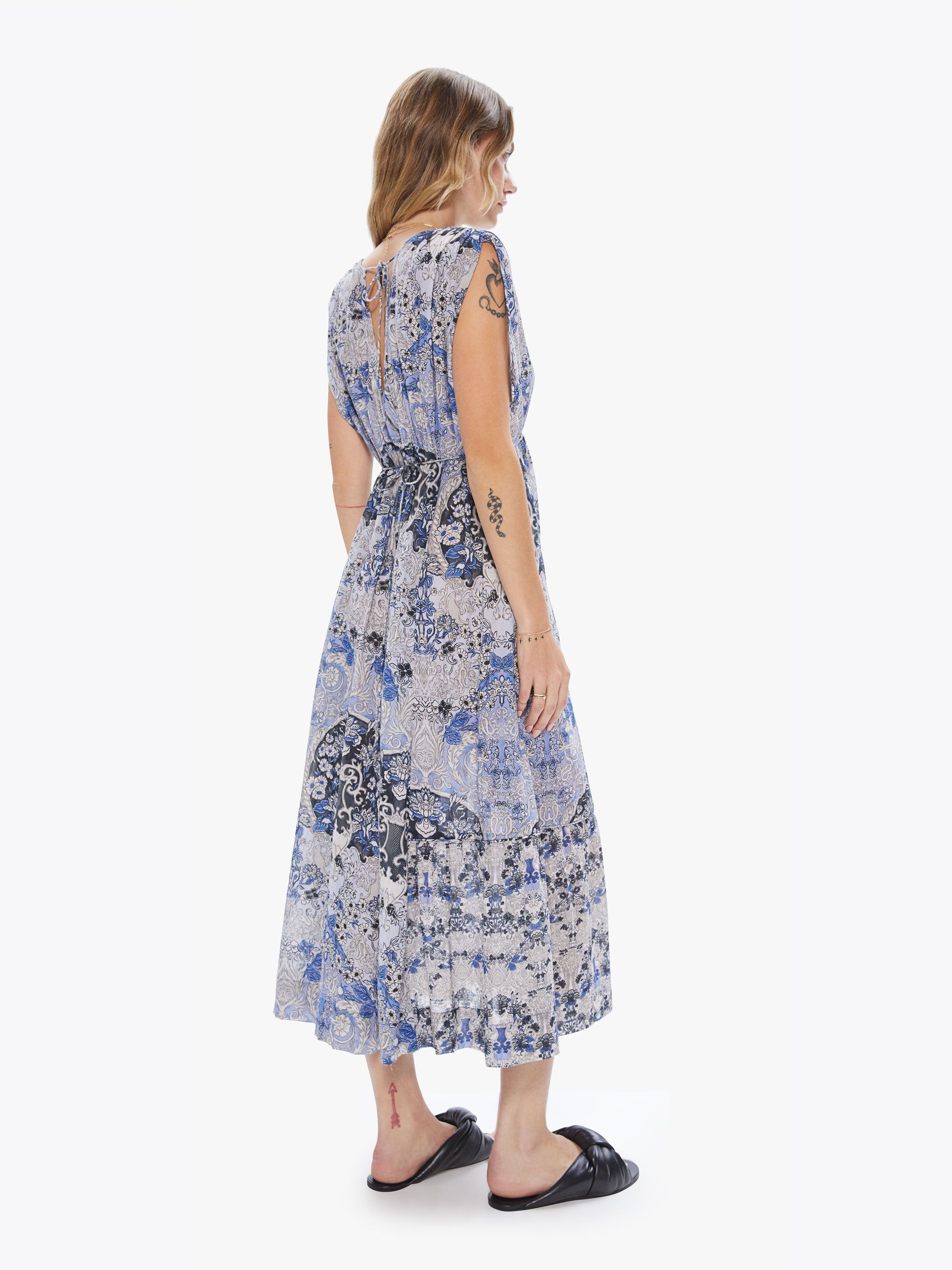 Maria Cher Alma Sleeveless Maxi Dress - Alquezar sold by MOTHER product image thumbnail 4