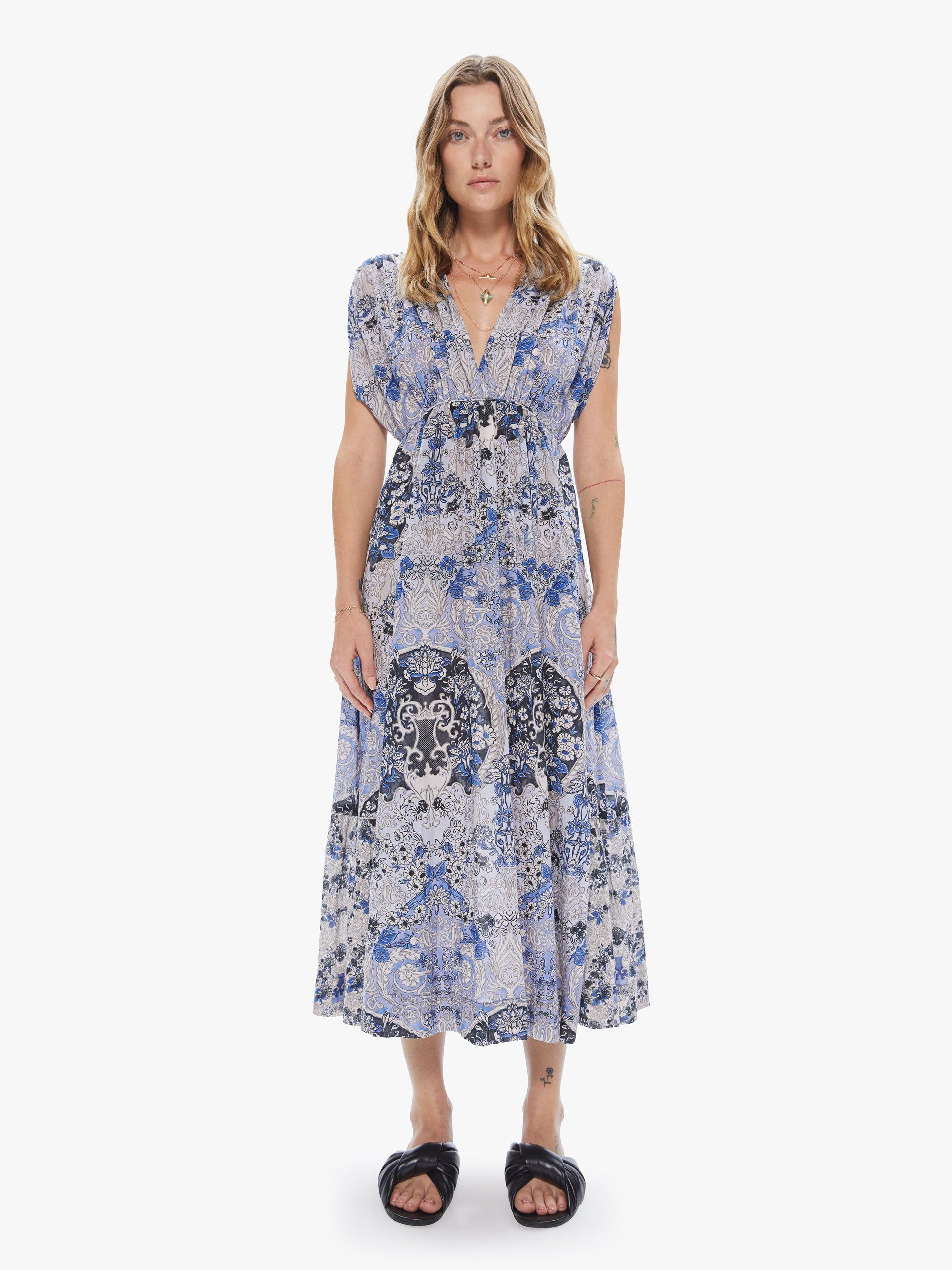 Maria Cher Alma Sleeveless Maxi Dress - Alquezar sold by MOTHER product image thumbnail 2