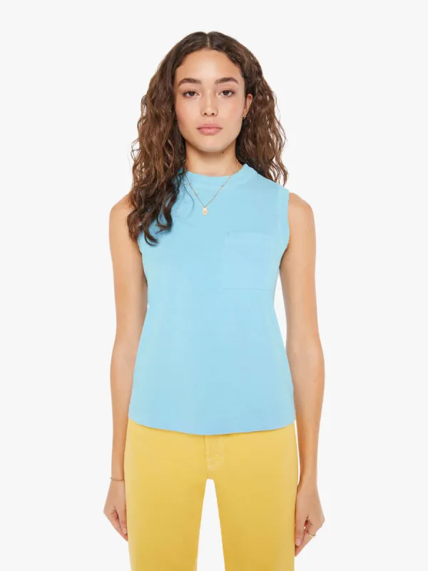 The Mock 10 Tee - Sky Blue sold by MOTHER