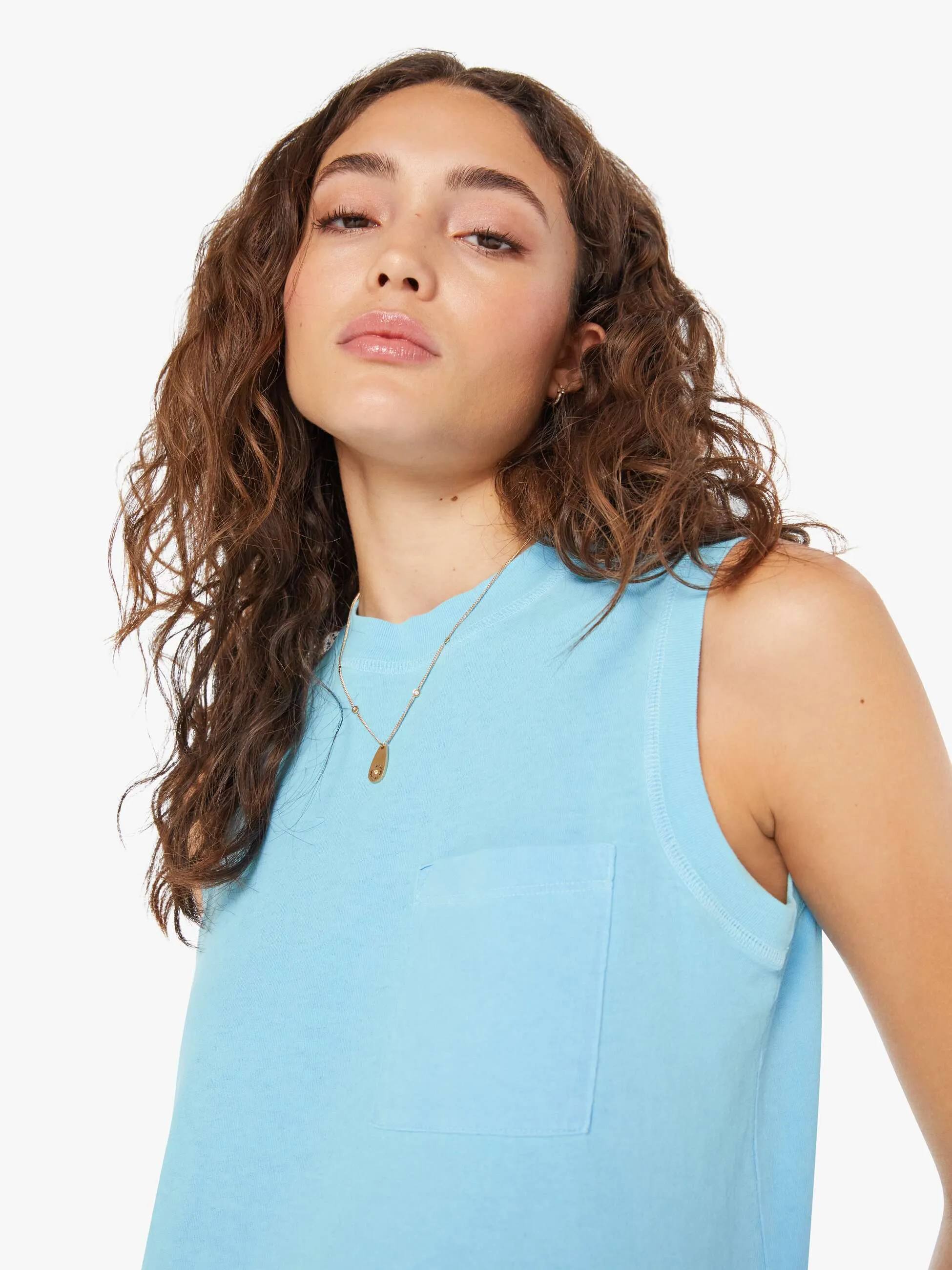The Mock 10 Tee - Sky Blue sold by MOTHER product image thumbnail 5