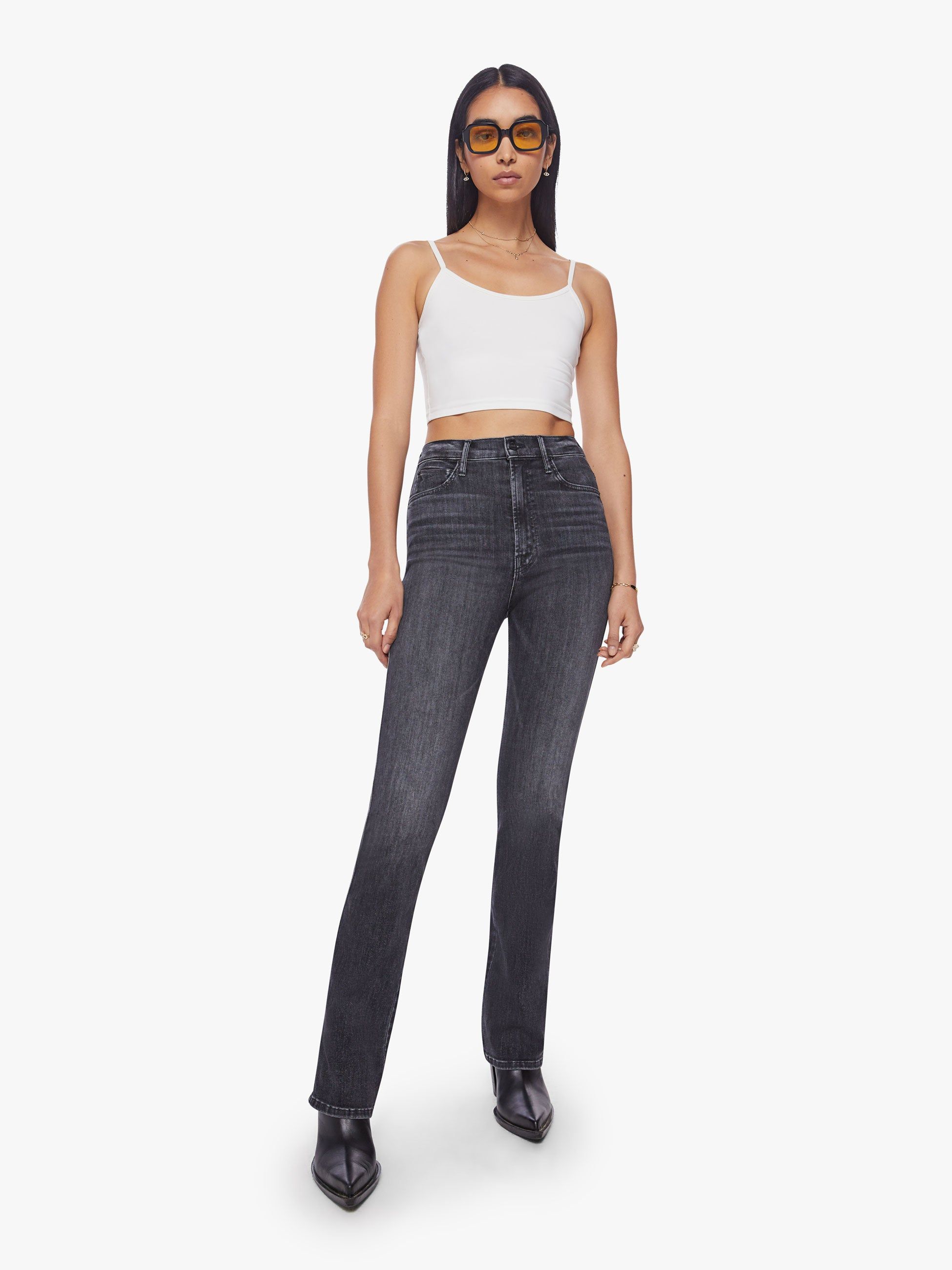 High Waisted Smokin' Double Heel - Smoking Section sold by MOTHER product image thumbnail 3