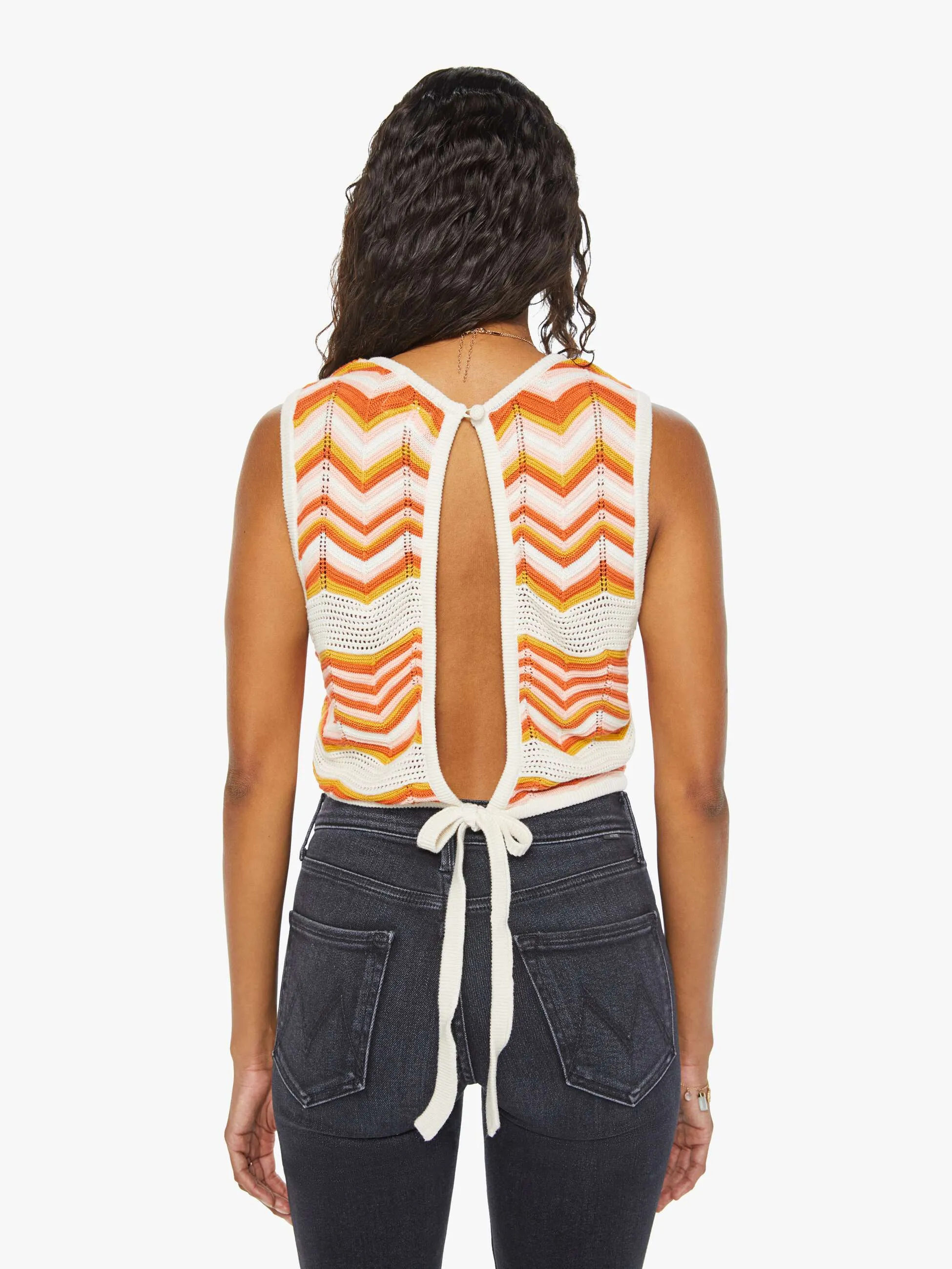 The Open Back Tank Top - At The Cabana sold by MOTHER product image thumbnail 3