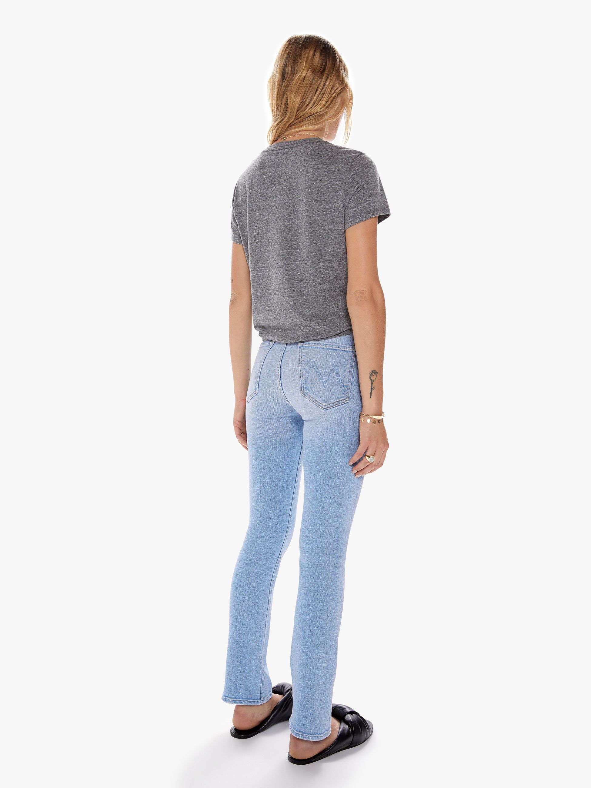 The Mid Rise Dazzler Ankle - In The Blink Of An Eye sold by MOTHER product image thumbnail 4