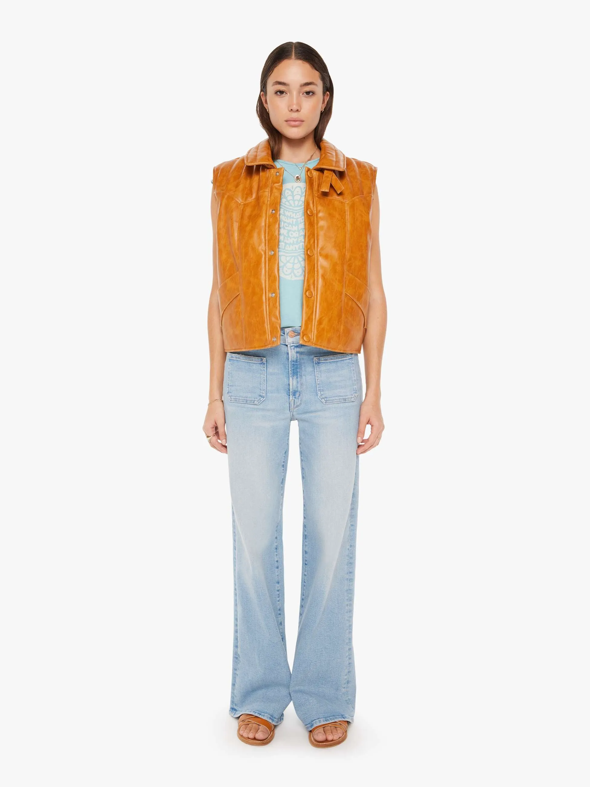 The Huff And Puff Vest - Detour Ahead sold by MOTHER product image thumbnail 2