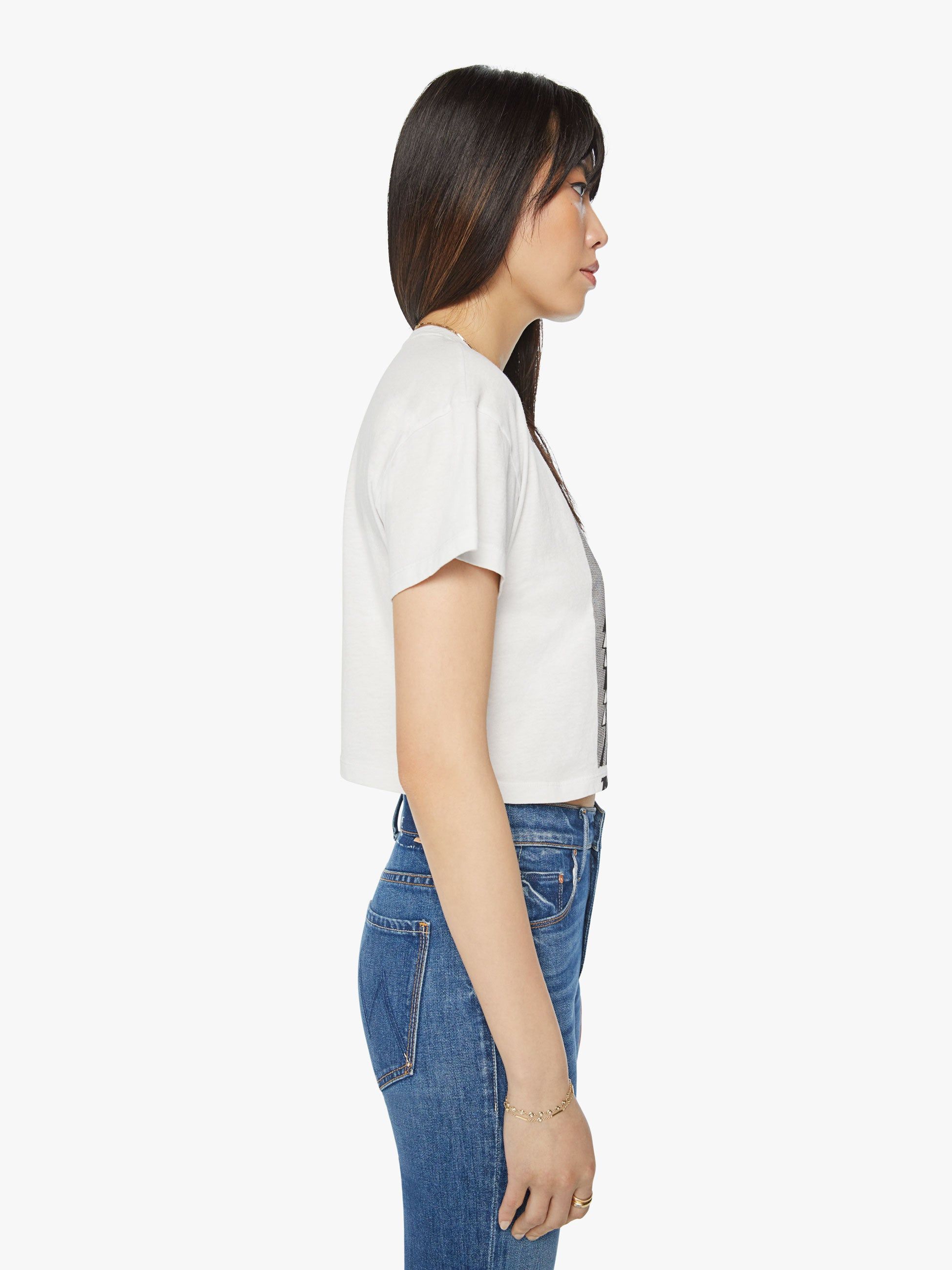 The Grab Bag Crop Tee - Sly Fox sold by MOTHER product image thumbnail 3