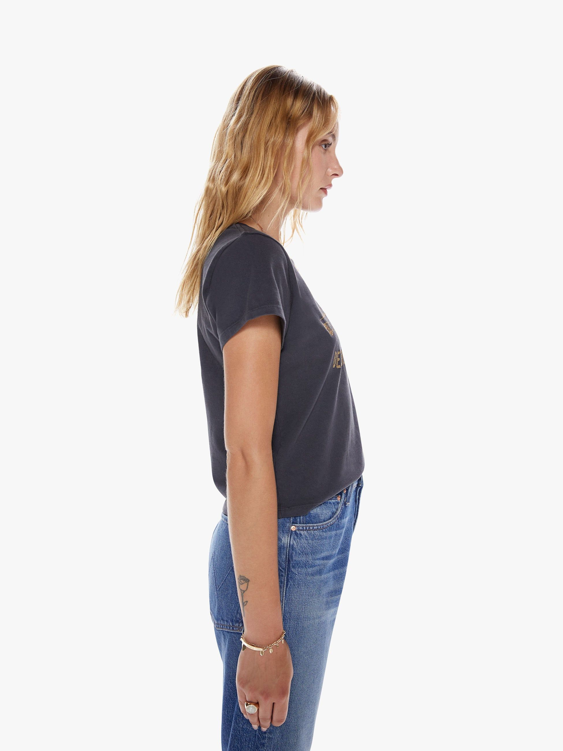 The Itty Bitty Goodie Goodie Crop - Demolition Derby sold by MOTHER product image thumbnail 3