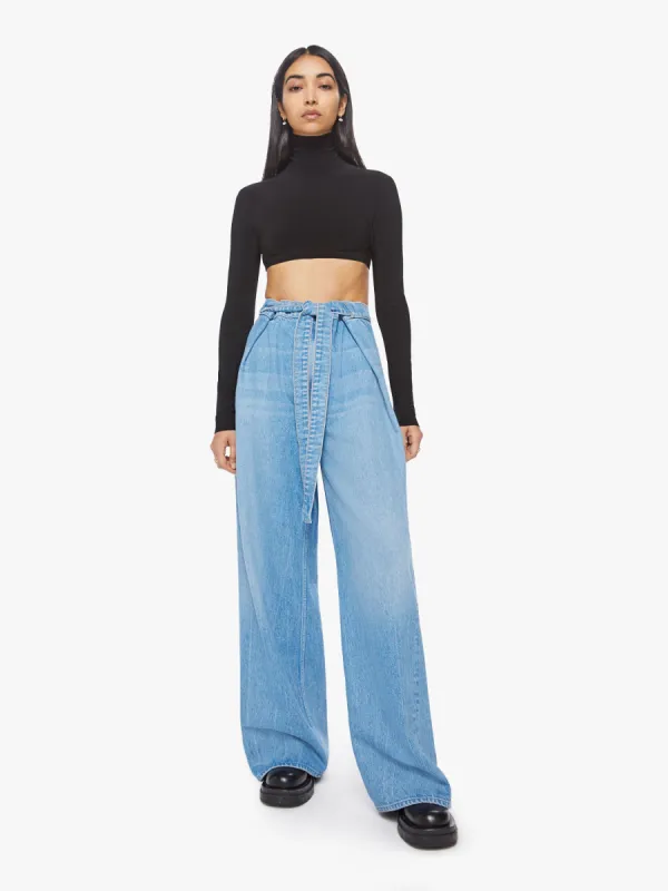 SNACKS! High Waisted Tie Front Funnel Sneak - All You Can Eat sold by MOTHER