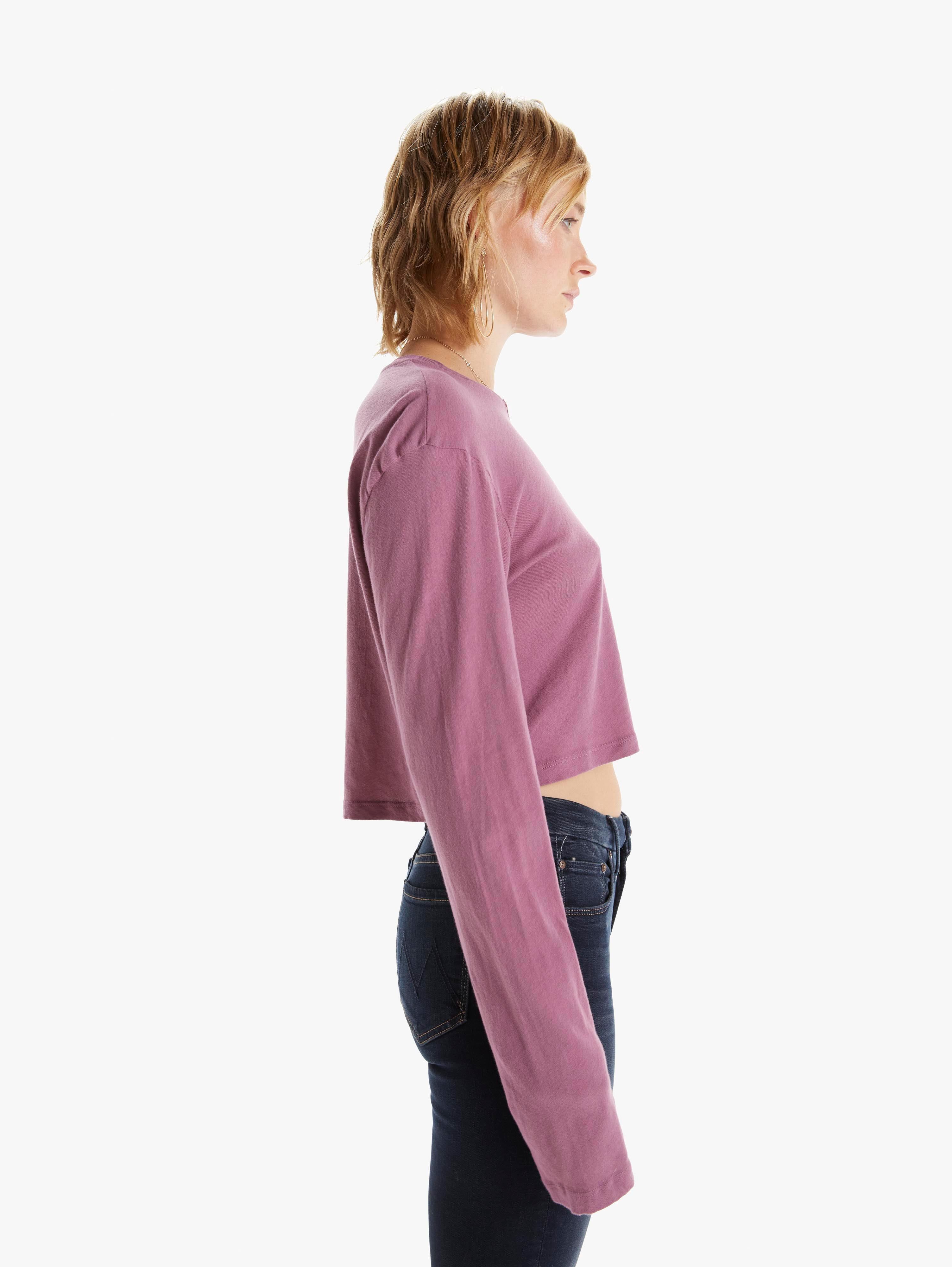 SPRWMN Long Sleeve Tee - Mauve sold by MOTHER product image thumbnail 3