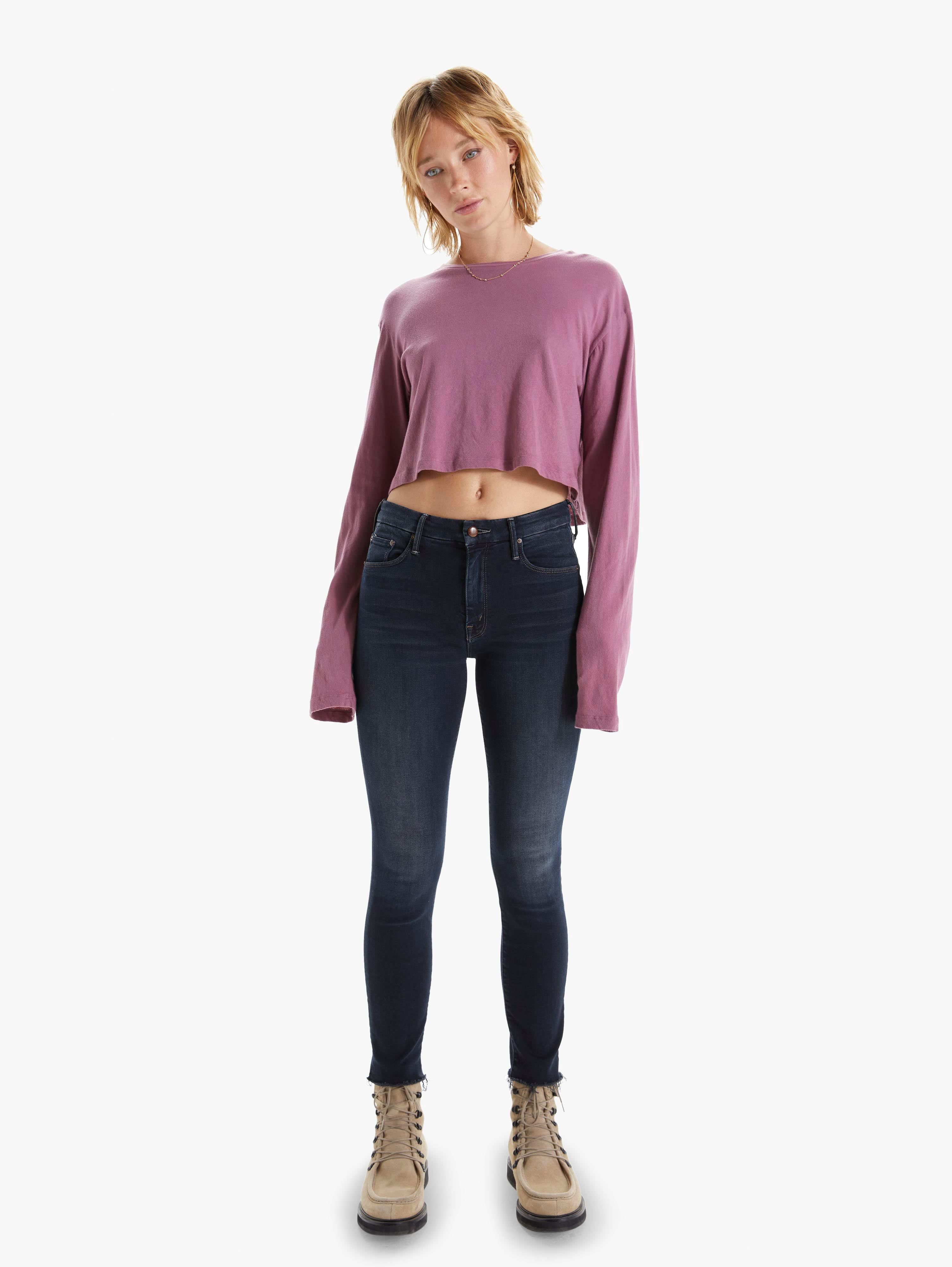 SPRWMN Long Sleeve Tee - Mauve sold by MOTHER product image thumbnail 5