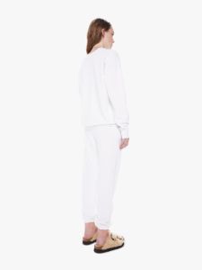 SPRWMN College Logo Sweatpants - White sold by MOTHER