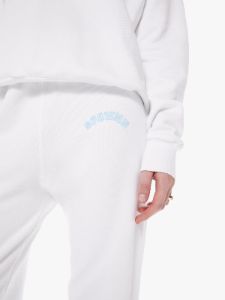 SPRWMN College Logo Sweatpants - White sold by MOTHER