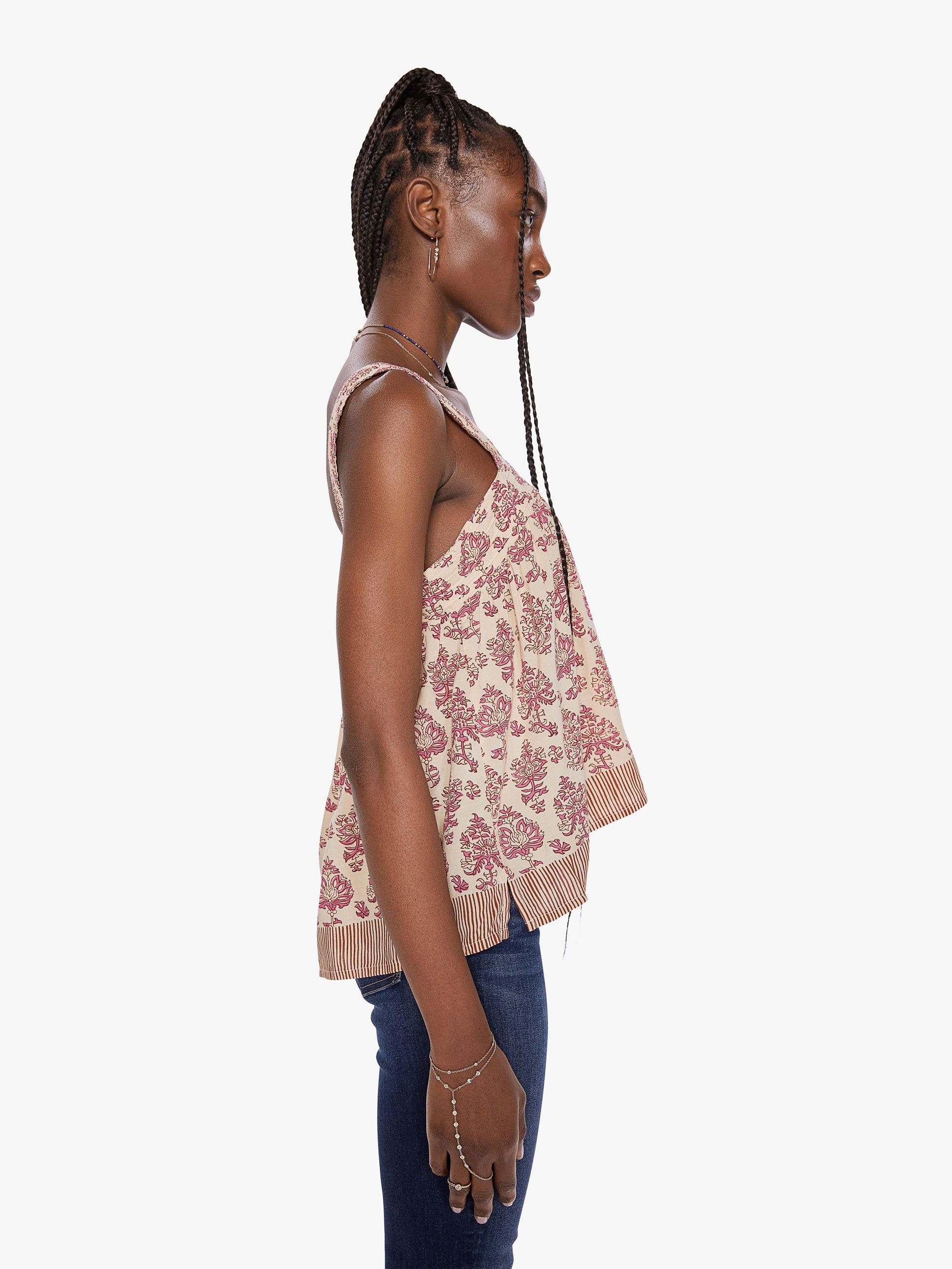 Natalie Martin Jasmine Top - Cyprus Print Pink sold by MOTHER product image thumbnail 3