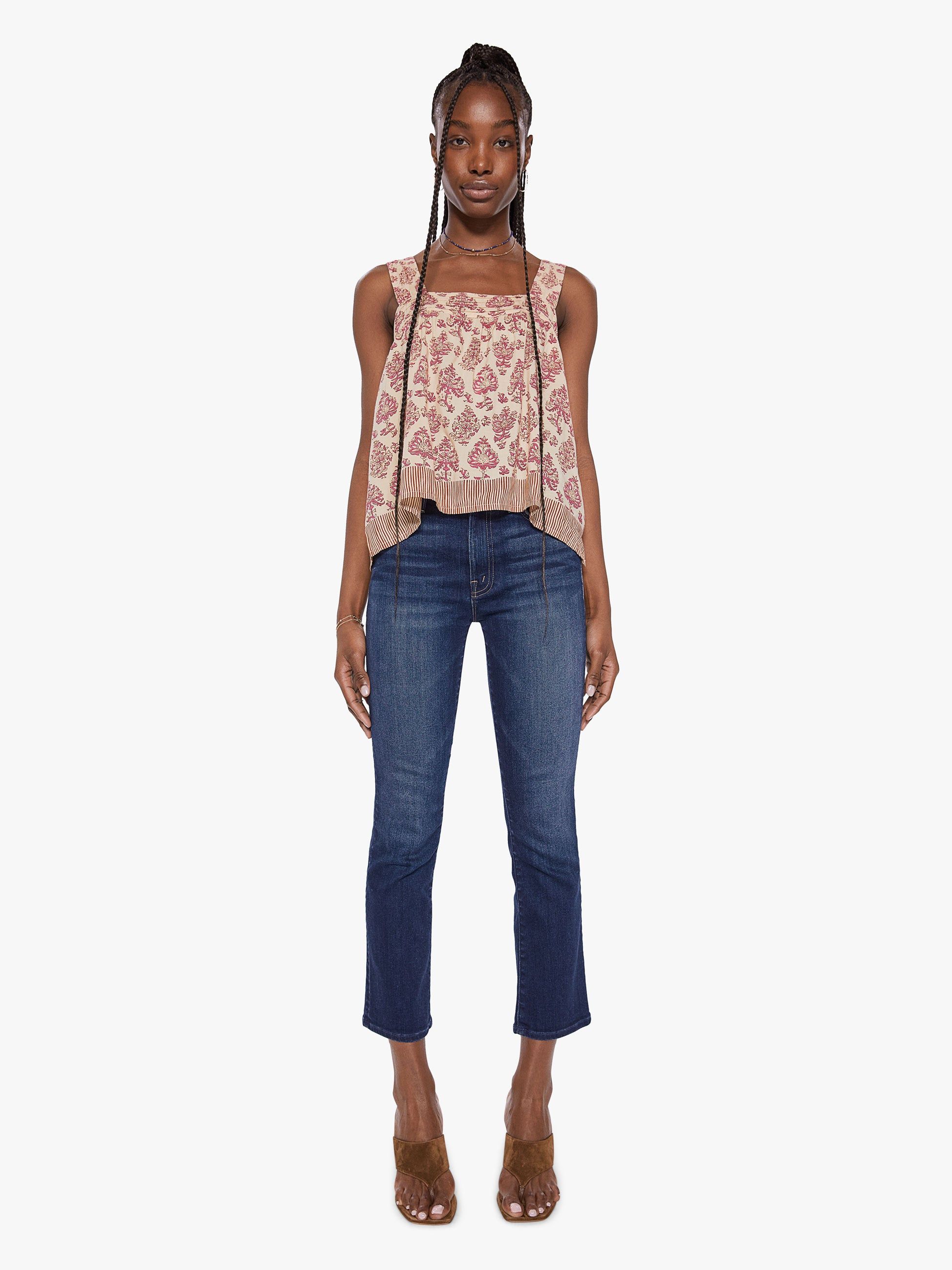 Natalie Martin Jasmine Top - Cyprus Print Pink sold by MOTHER product image thumbnail 5