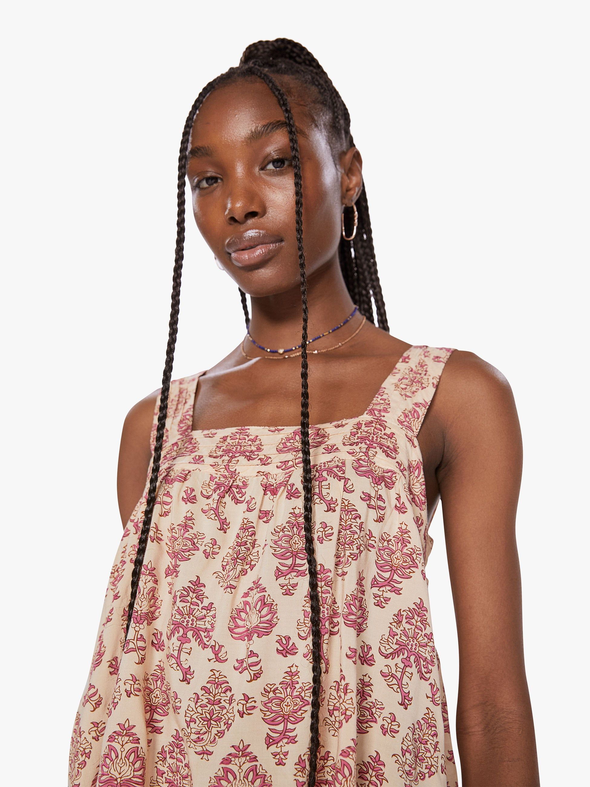 Natalie Martin Jasmine Top - Cyprus Print Pink sold by MOTHER product image thumbnail 6